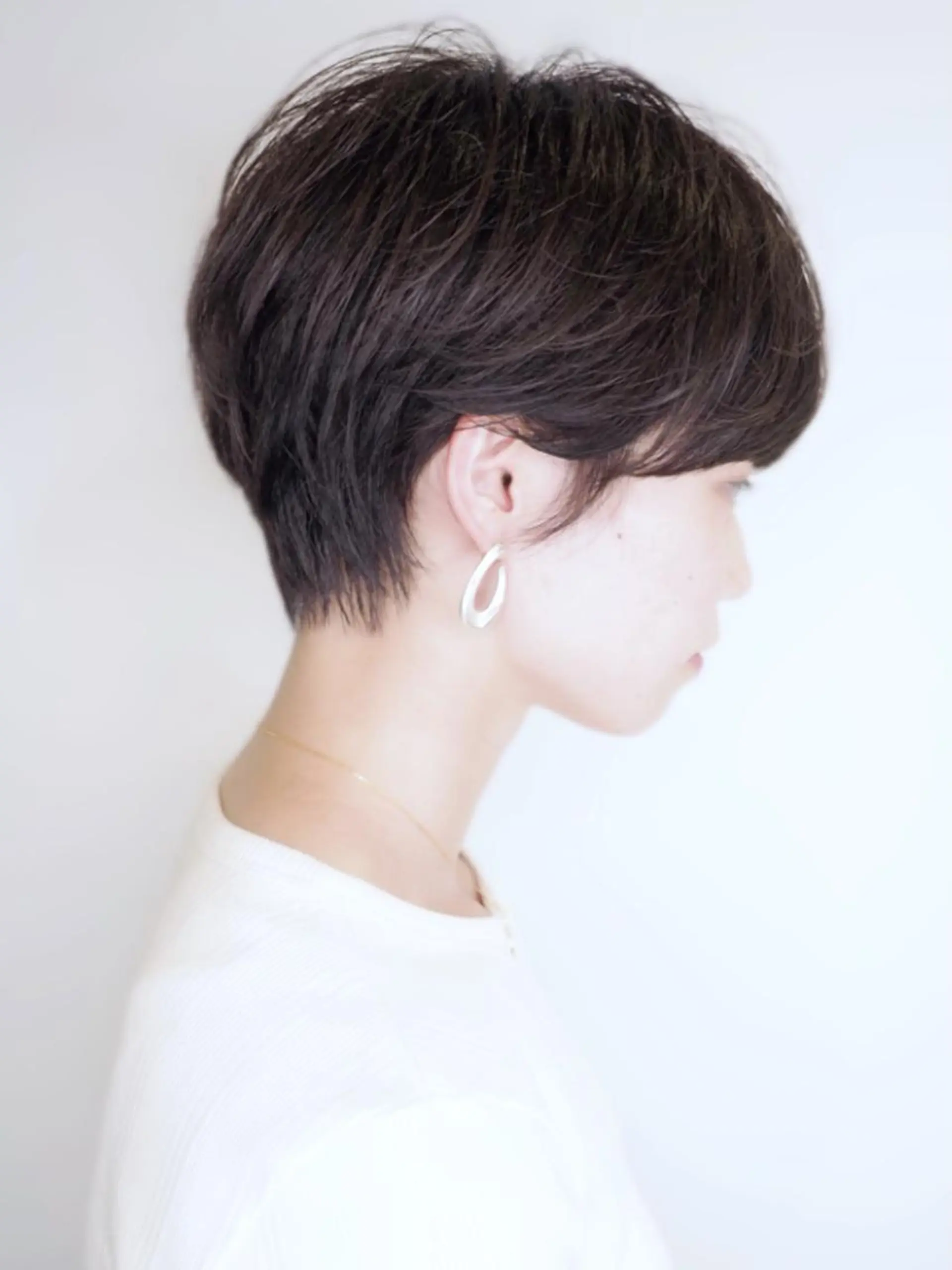 ショート カラー ショートボブ ボブ ショートヘア メンズヘア特化 崎田 成人のヘアスタイル