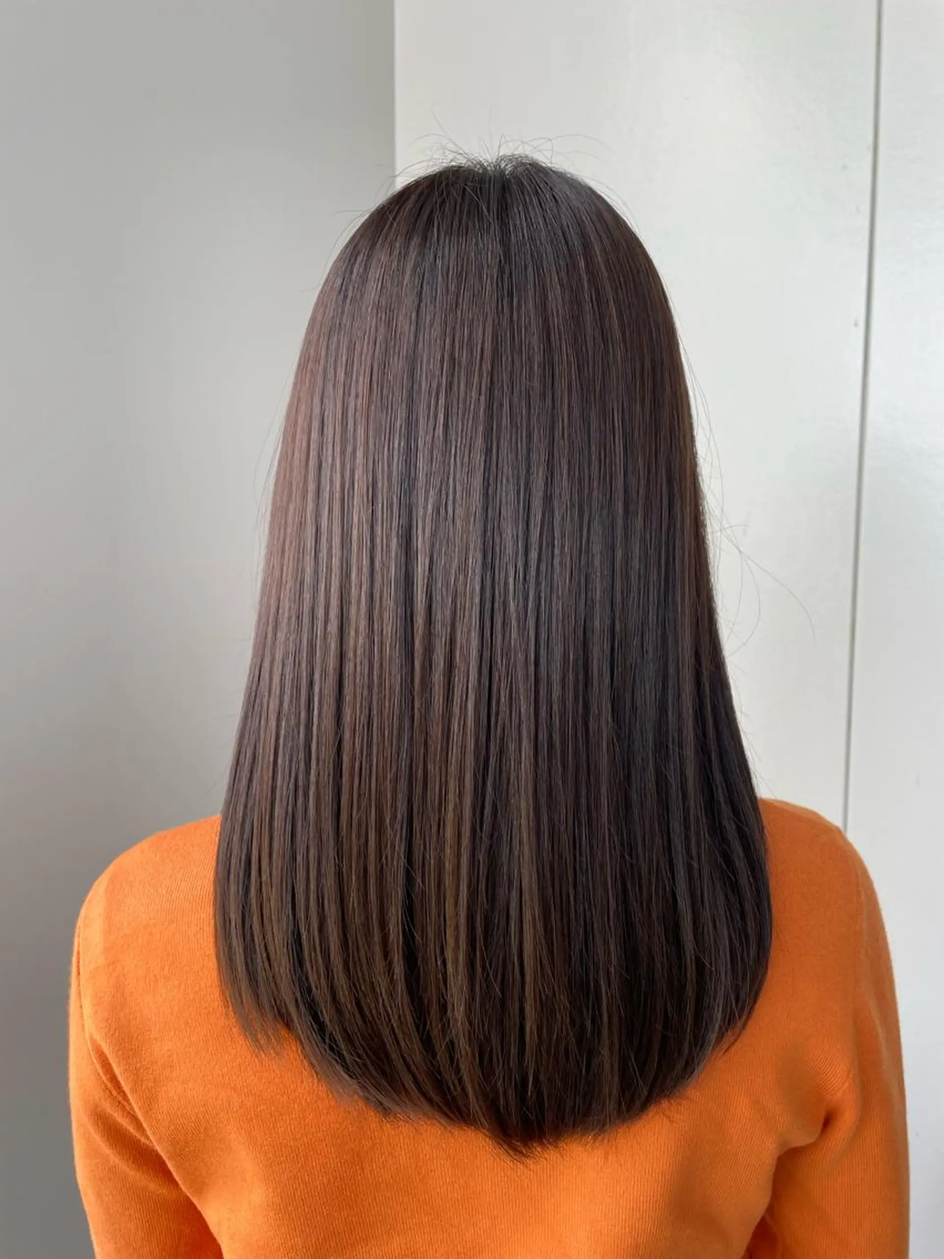 セミロング 松本 唯のヘアスタイル