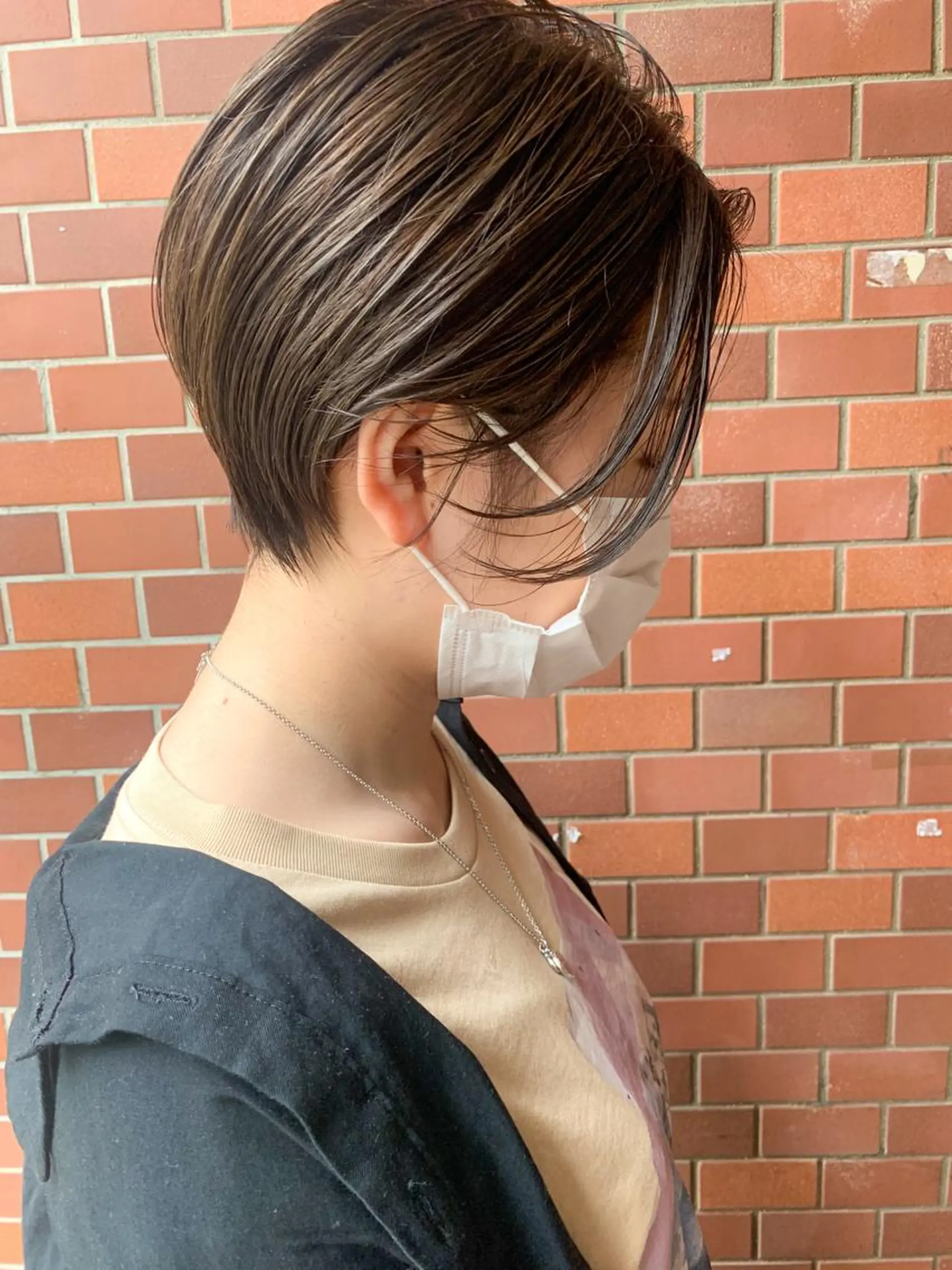 ショート 丹羽大喜 縮毛矯正/美髪矯正のヘアスタイル