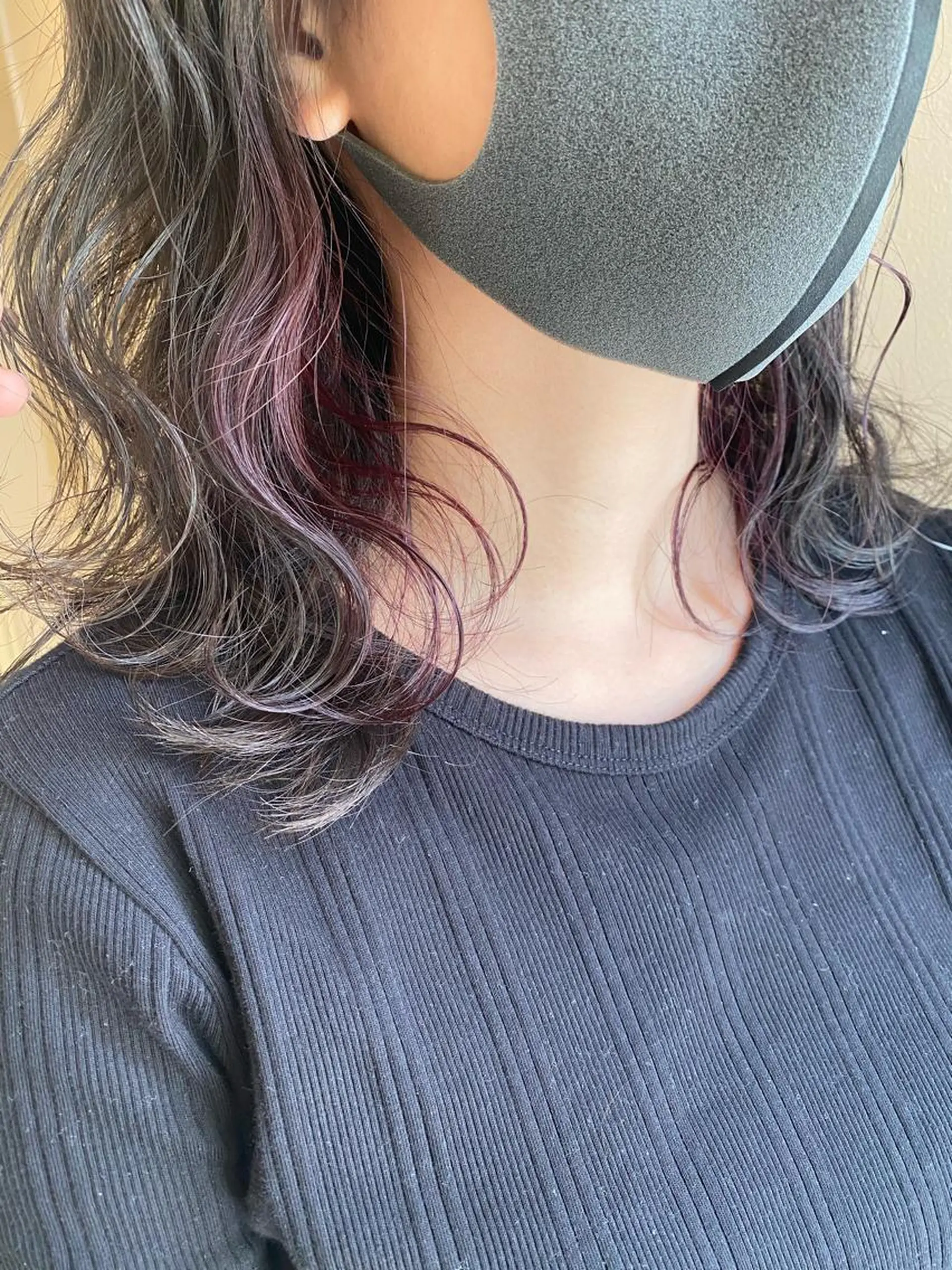 ミディアム カラー ヘアカラー レイヤー/ウルフ🤎 mayo.のヘアスタイル