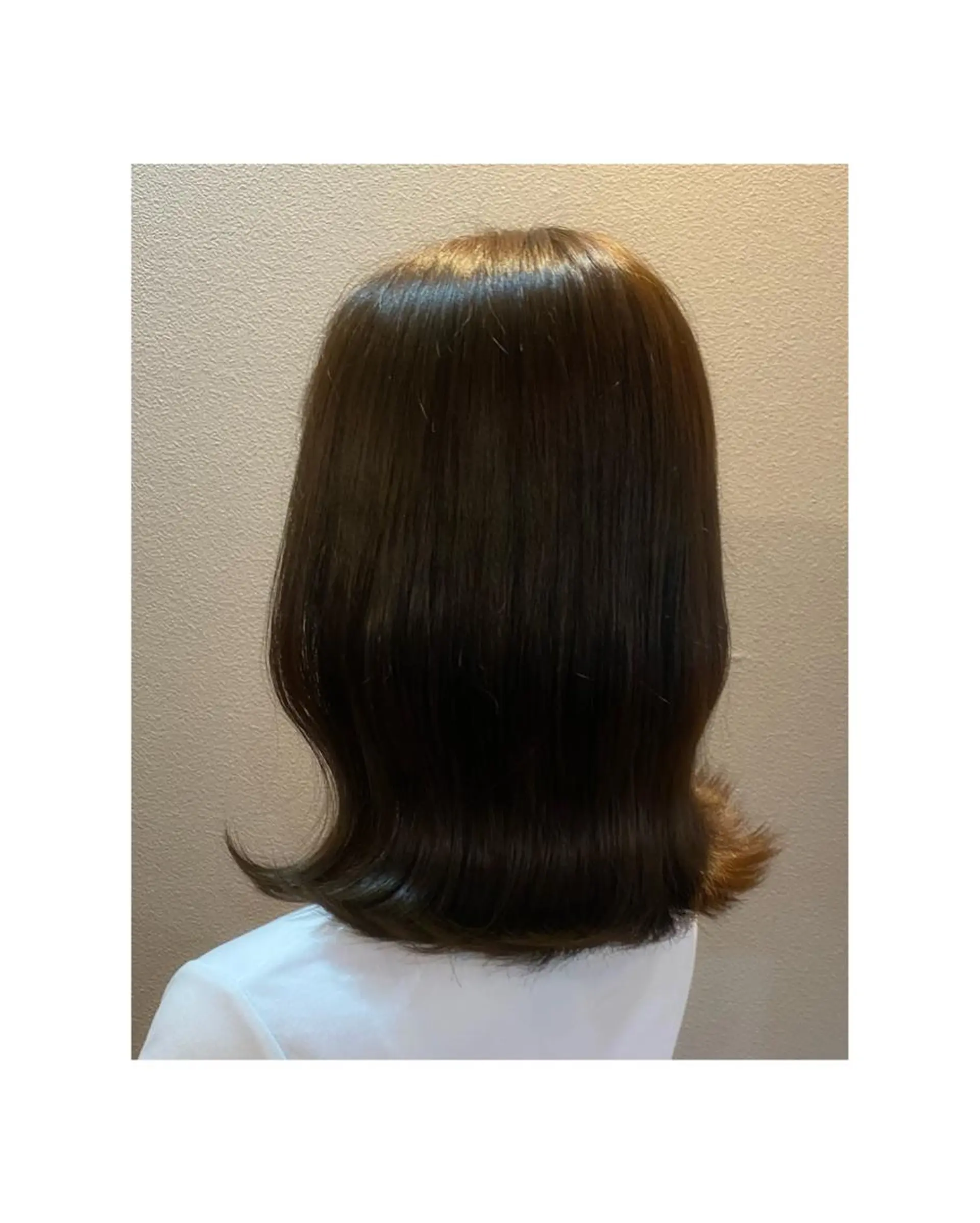 セミロング カラー ヘアアレンジ 🎀レイヤーカット/ 艶カラー/ﾕｶ🎀のヘアスタイル