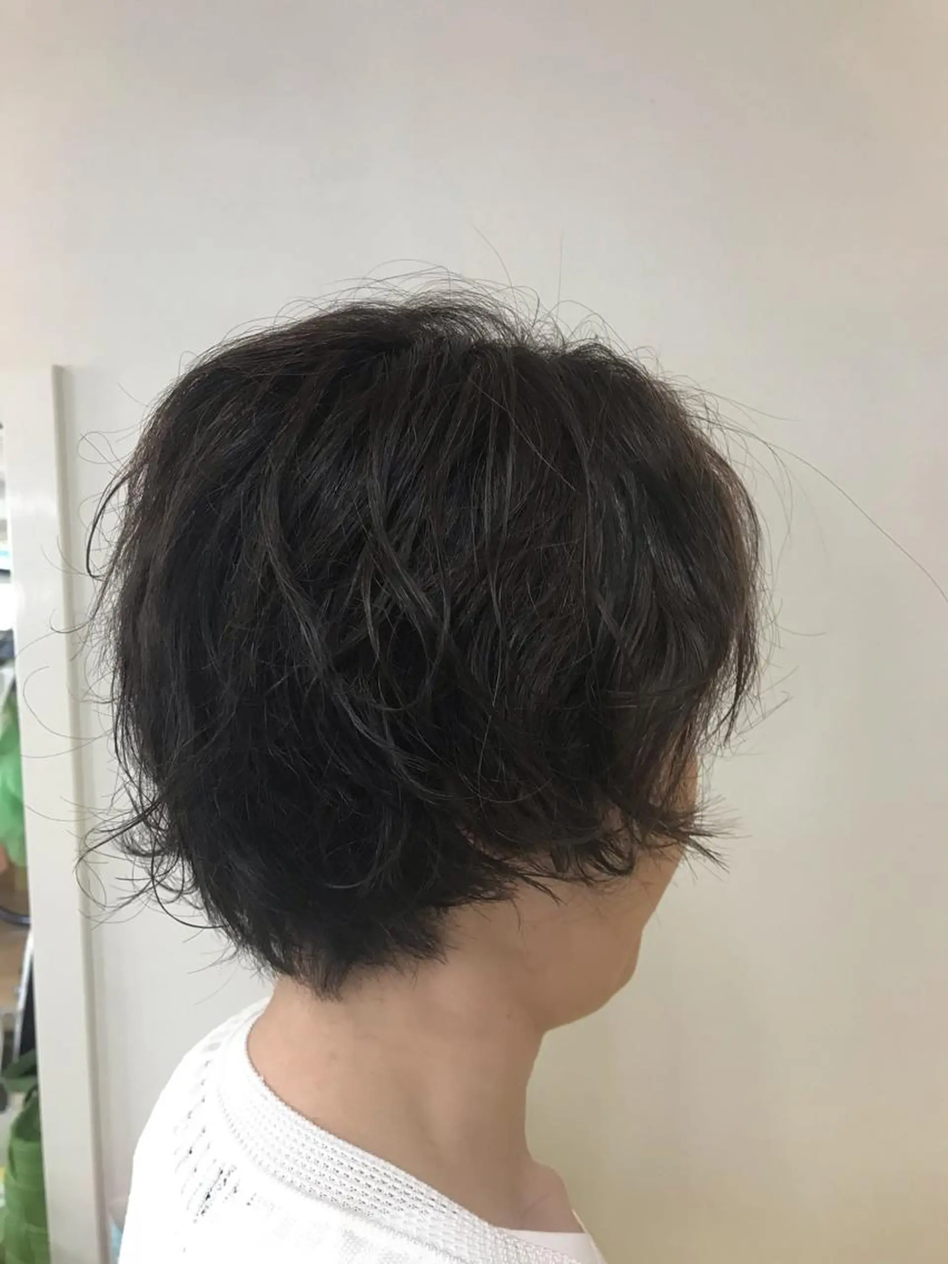 ショート パーマ ショートヘア エアウェーブ 横田  尚登のヘアスタイル