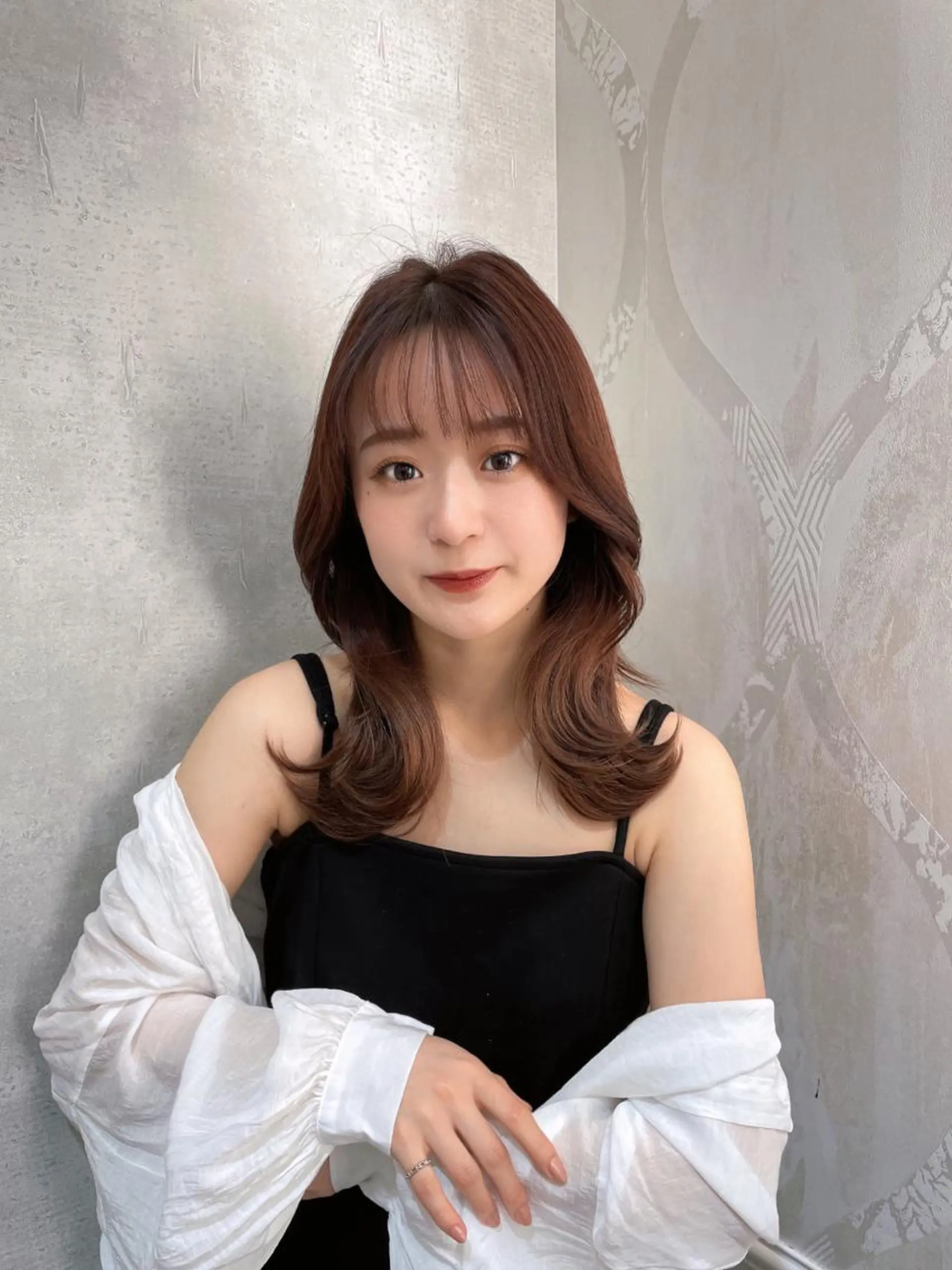 セミロング AIRI /レイヤースタイル✨のヘアスタイル