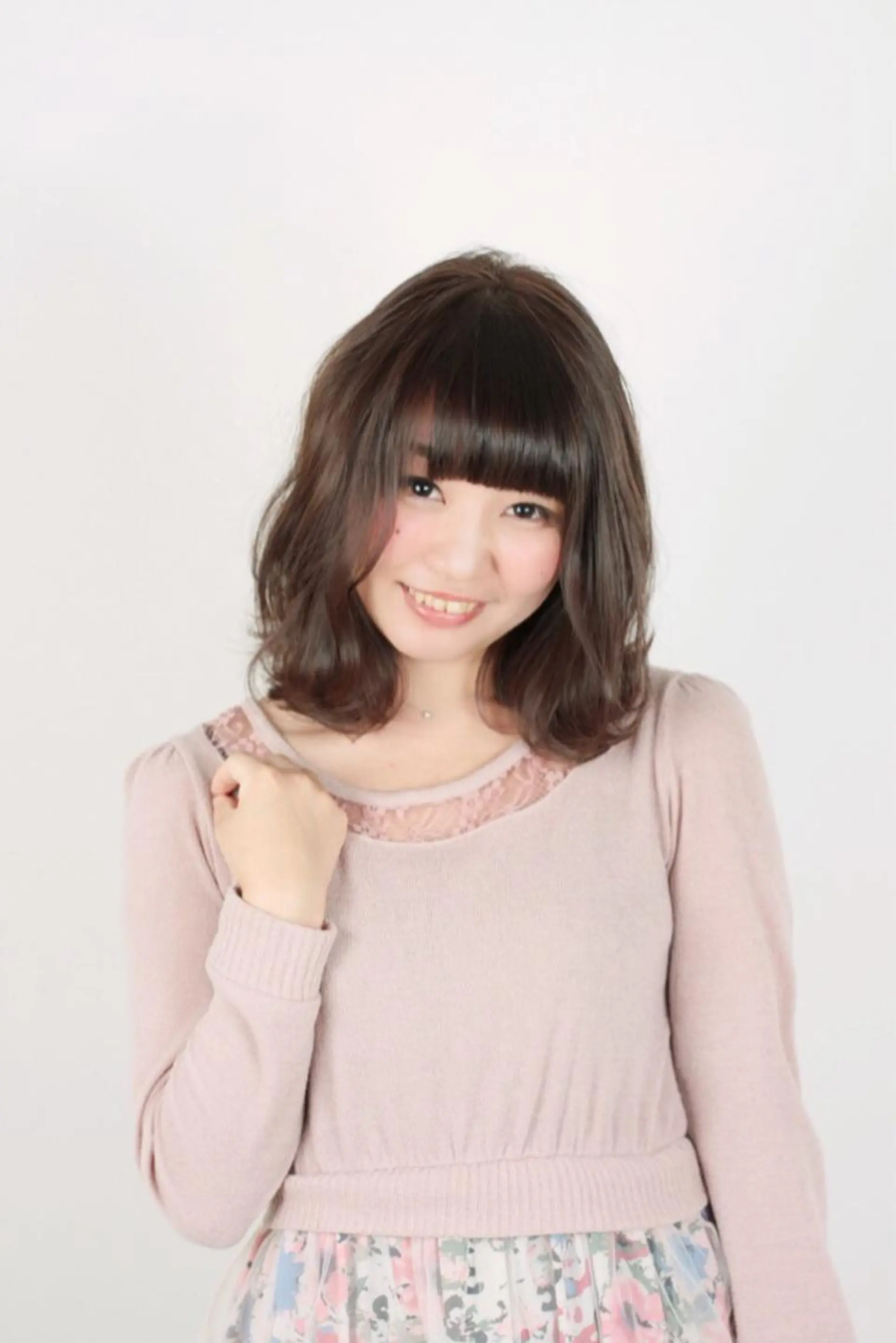 ミディアム カラー ヘアアレンジ 奥田 真二のヘアスタイル