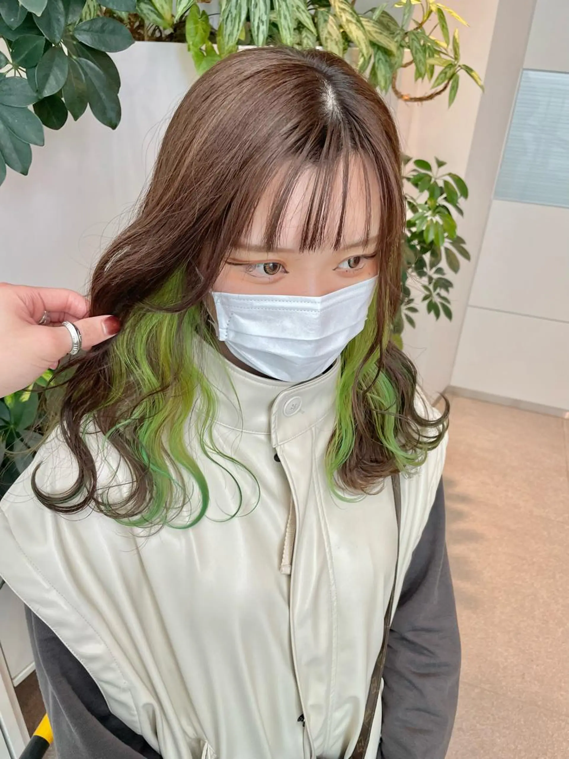 ミディアム ヘアカラー 東北No.1完全個室 💐梶谷社長のヘアスタイル