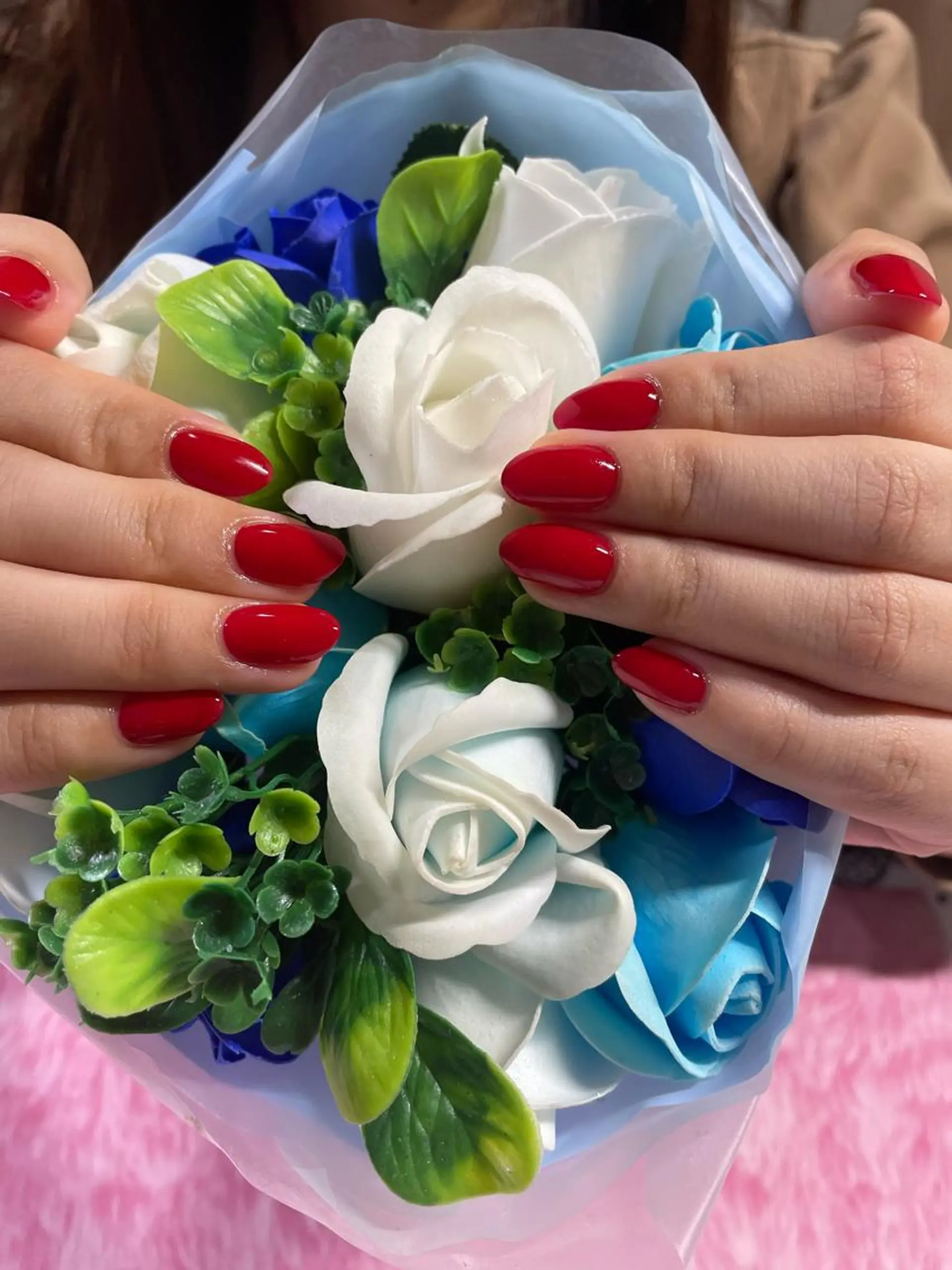 ネイル ワンカラーネイル 奥園 良恵のネイルデザイン