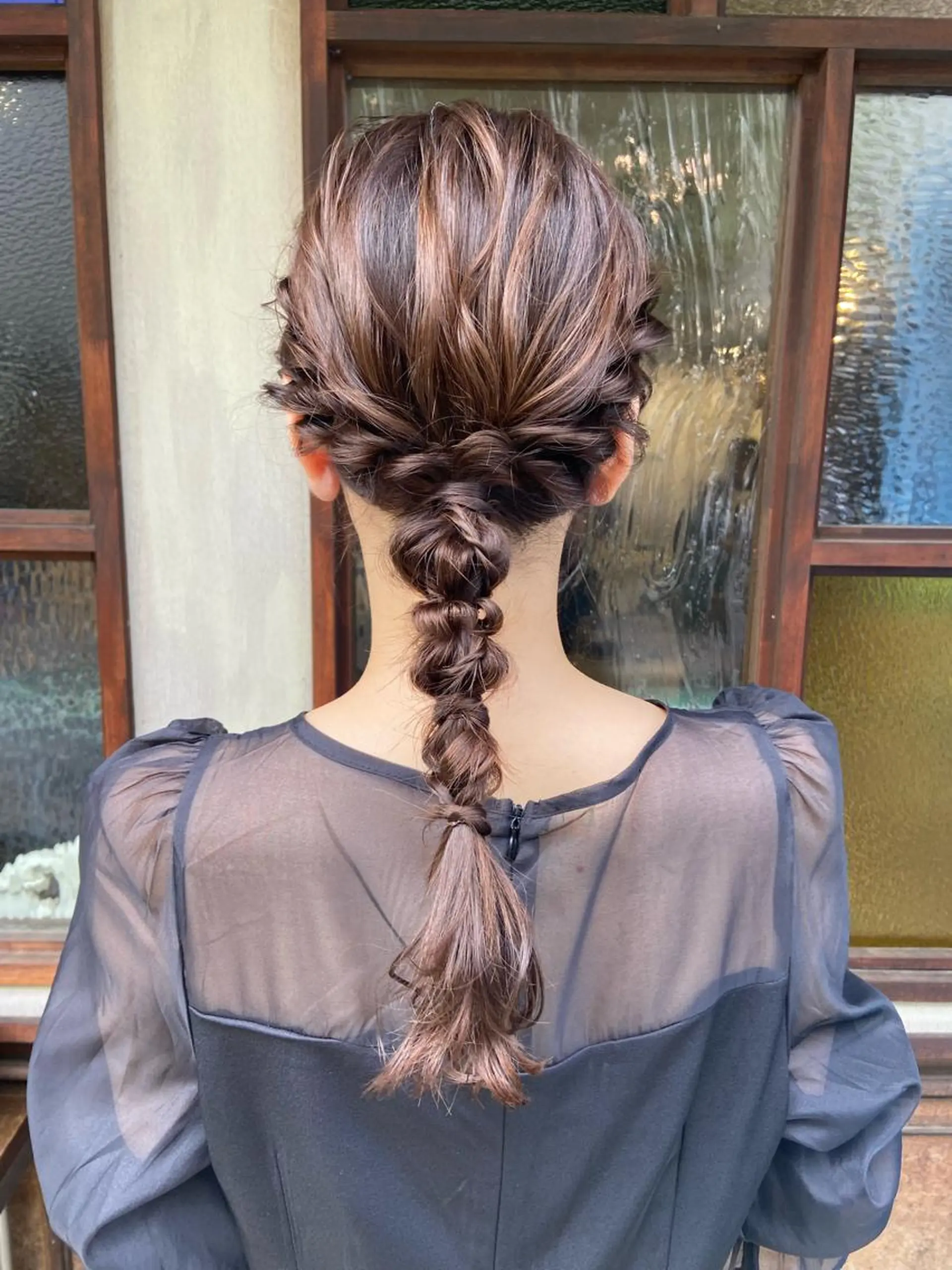 セミロング 綾/ベージュカラー /パーマ🩰のヘアスタイル