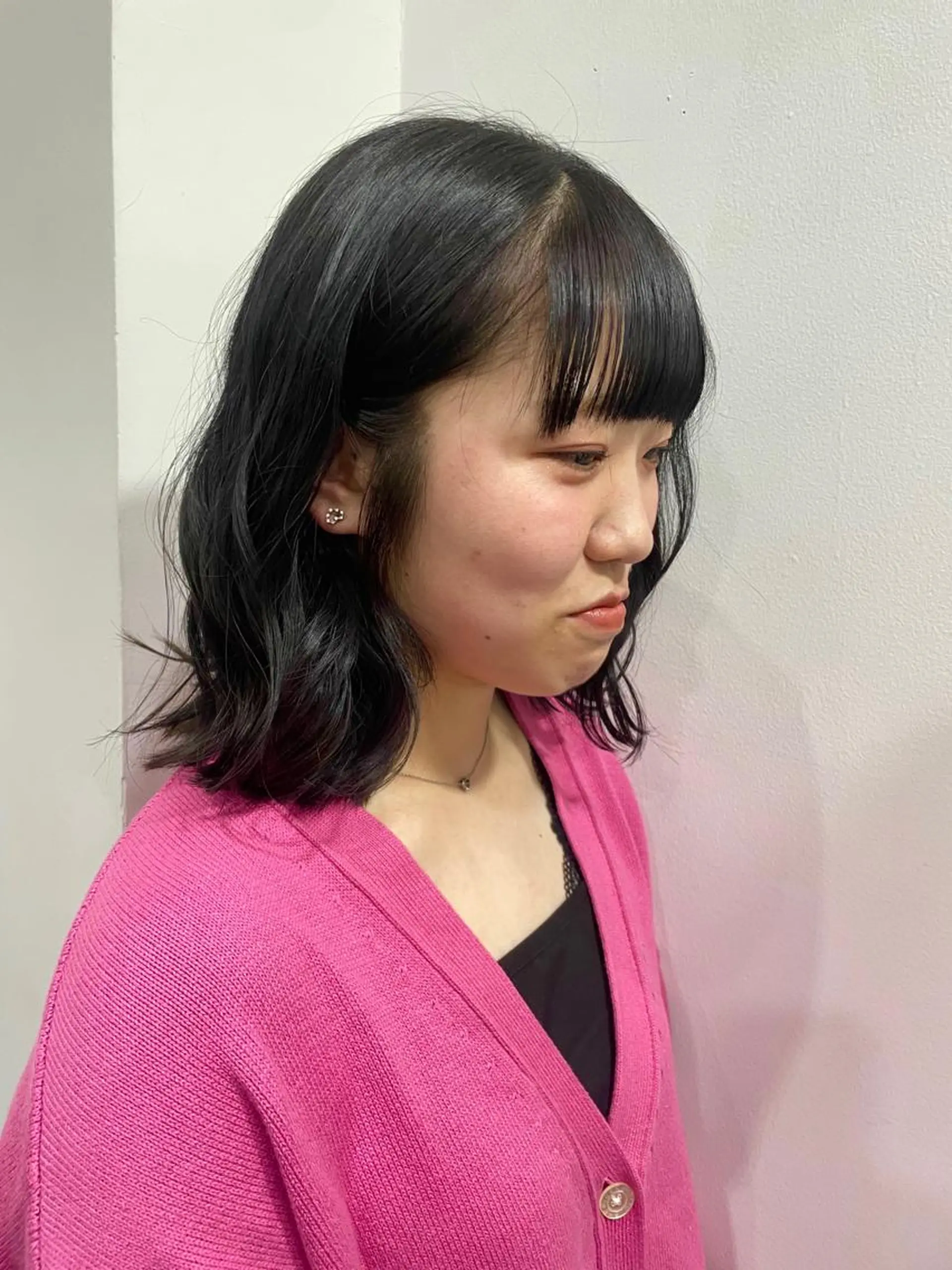 ミディアム カラー noa / 郡山ボブ ×透明感カラーのヘアスタイル