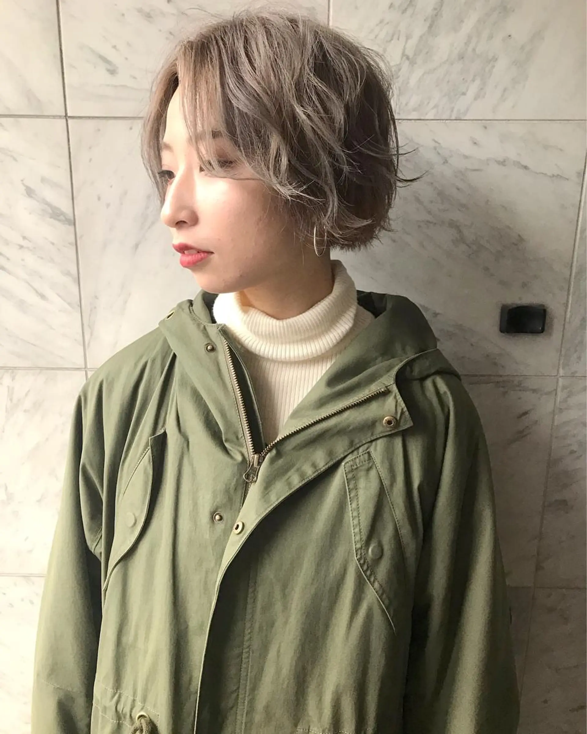 ショート カラー 🧡色落ちまで2度綺 麗なカラー🧡ヨシキのヘアスタイル