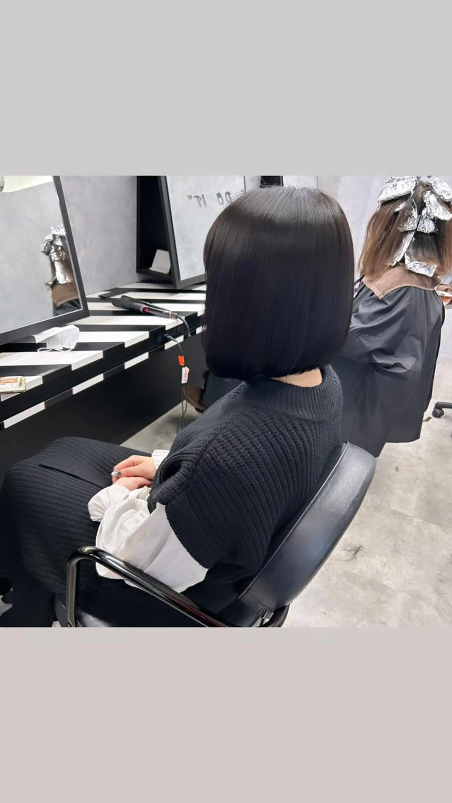 ショート 前下がりボブ ボブ 縮毛矯正・髪質改善 特化 出納 直起のヘアスタイル