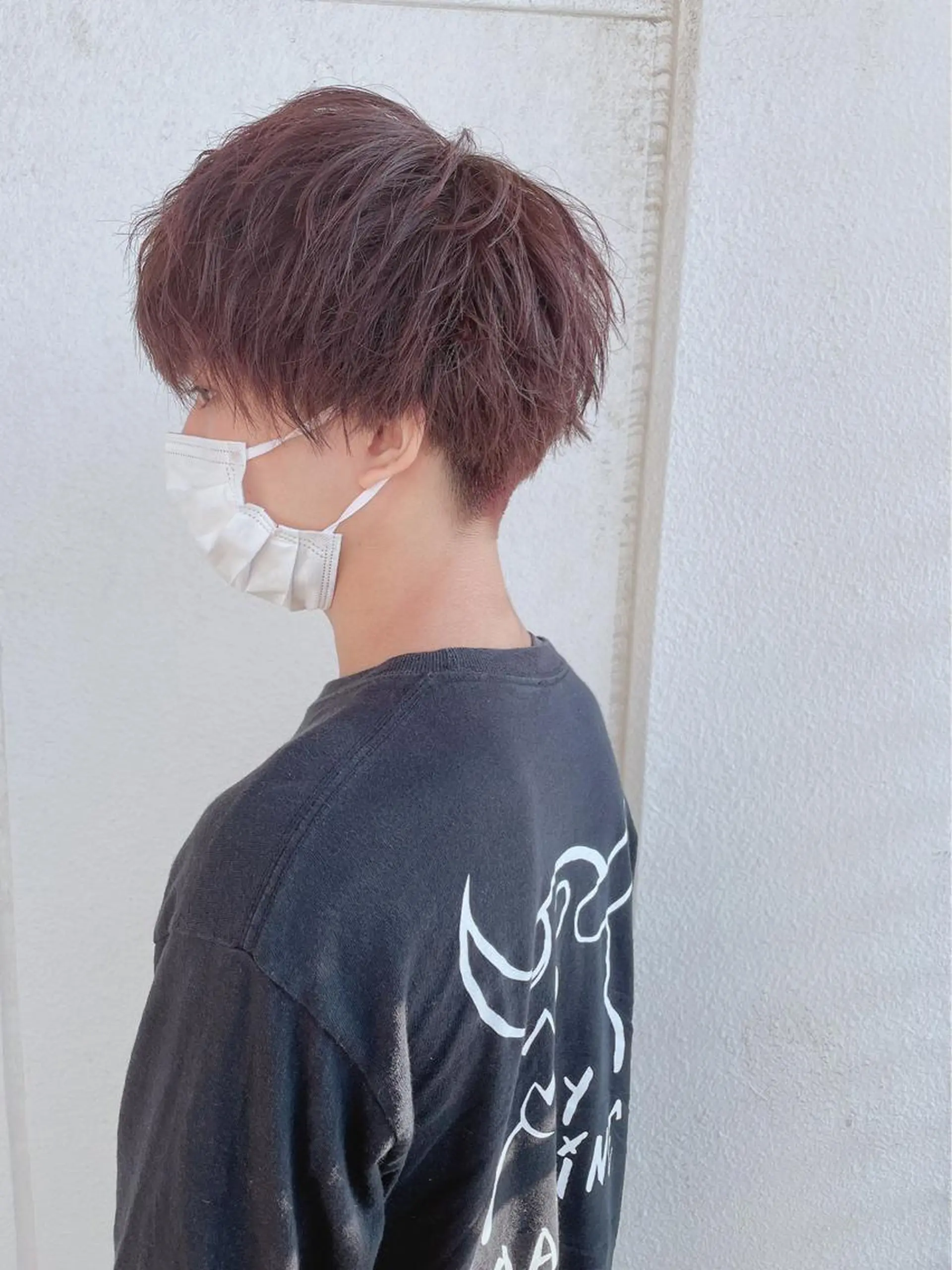 メンズ カット レイヤー/ボブ/ 顔周り/yukinaのヘアスタイル