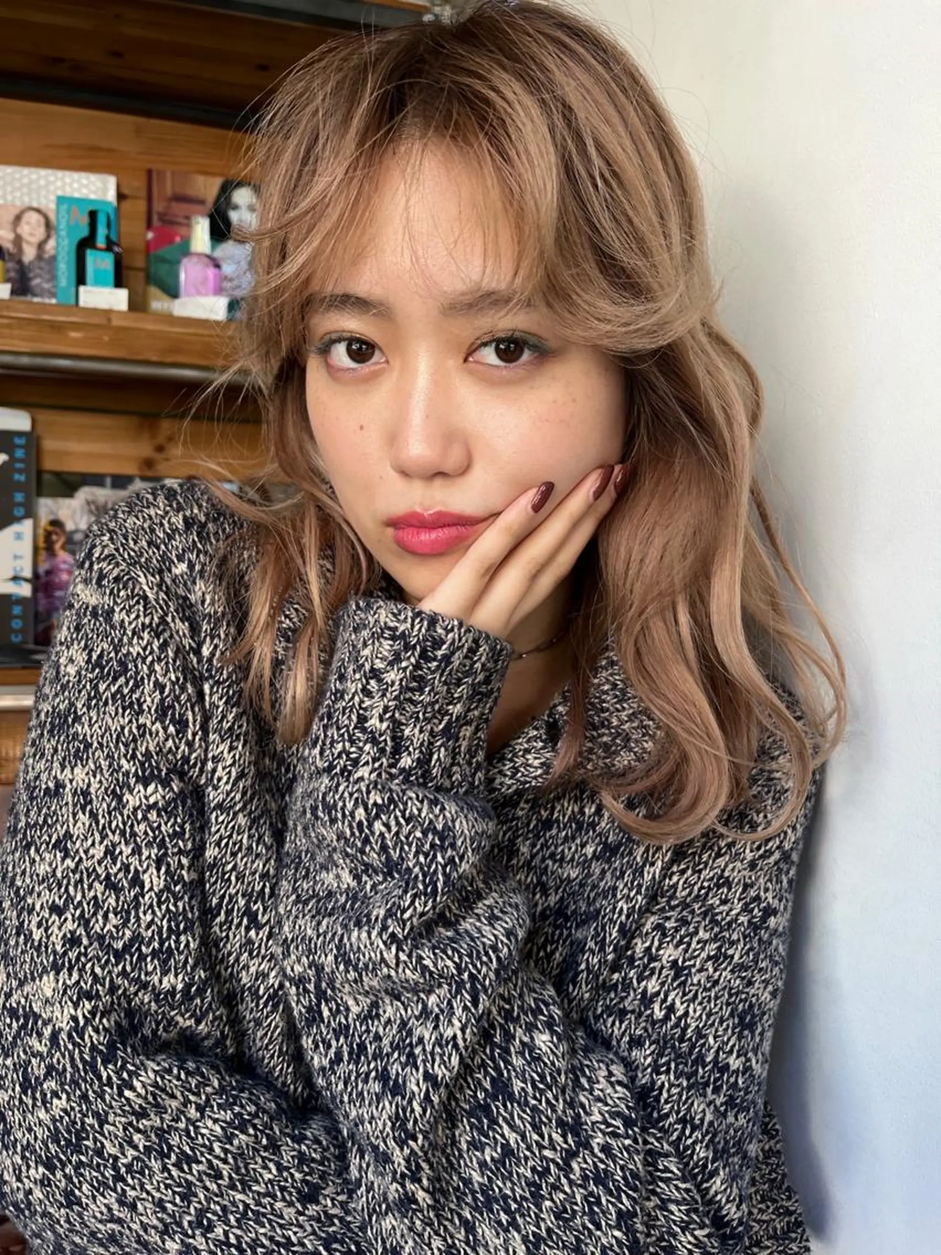 セミロング eri kinjoのヘアスタイル