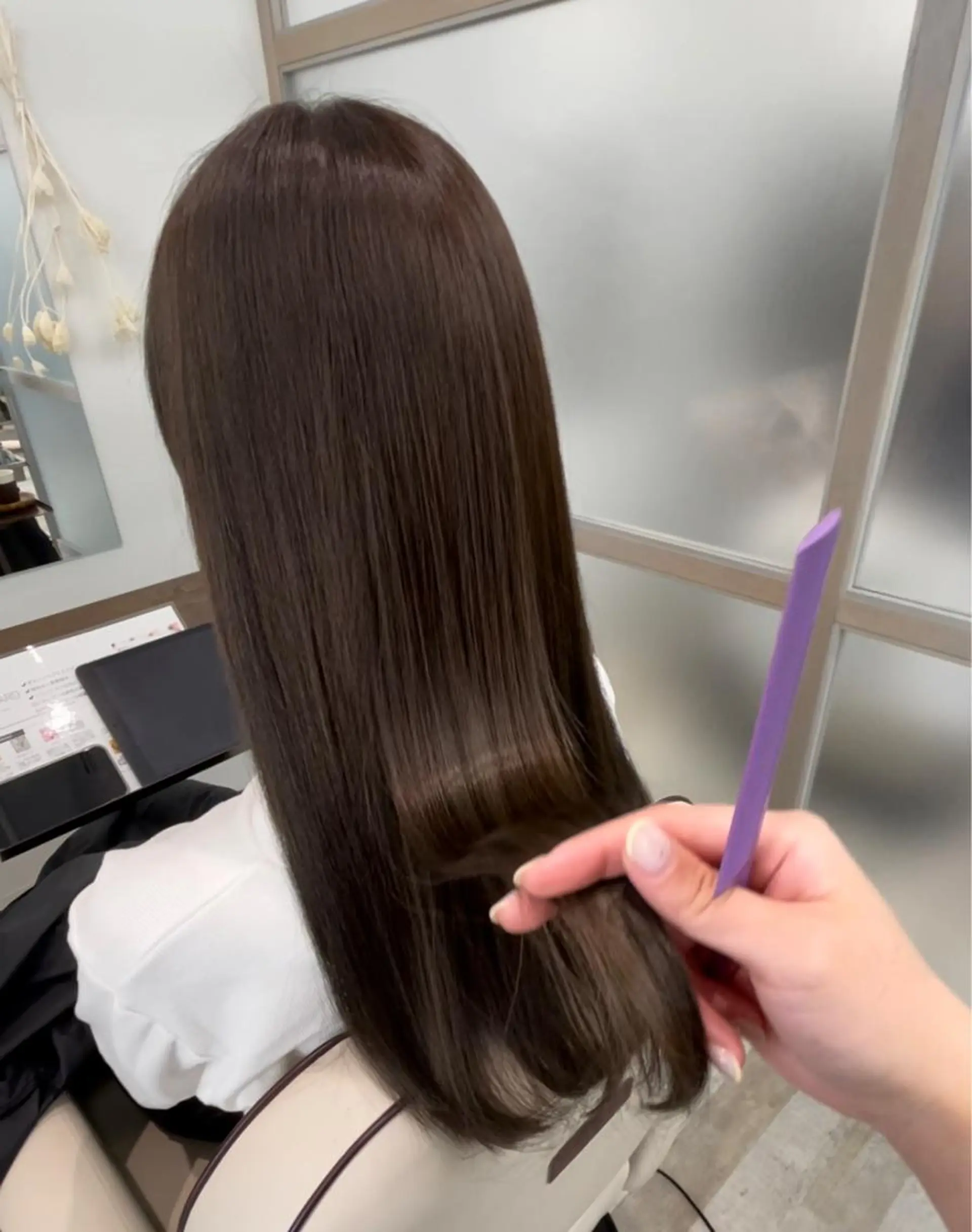 ロング カラー ヘアカラー トリートメント 🫧MITO カイレアサロン🫧のヘアスタイル