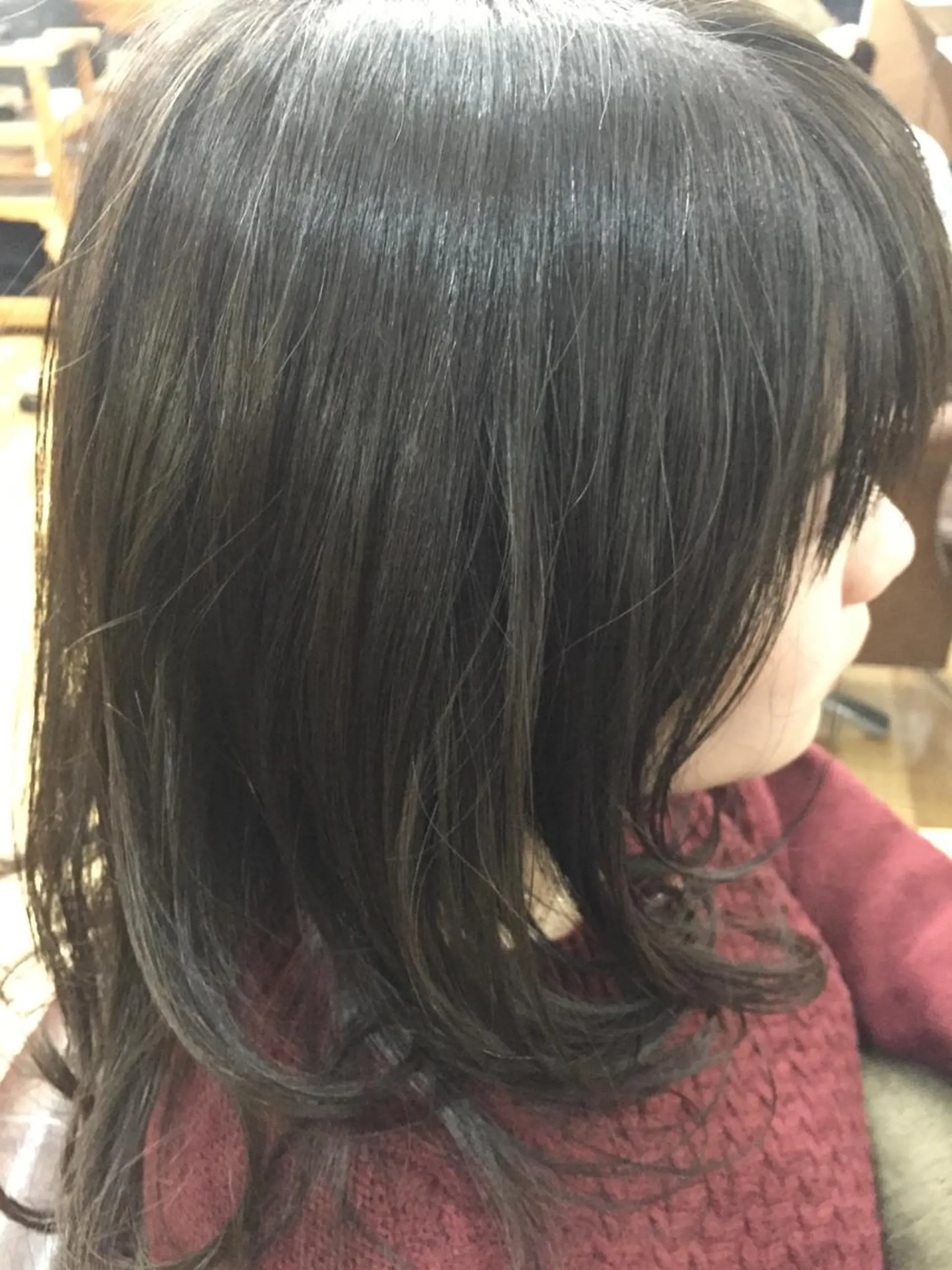 カラー 中山 ルミ子のヘアスタイル
