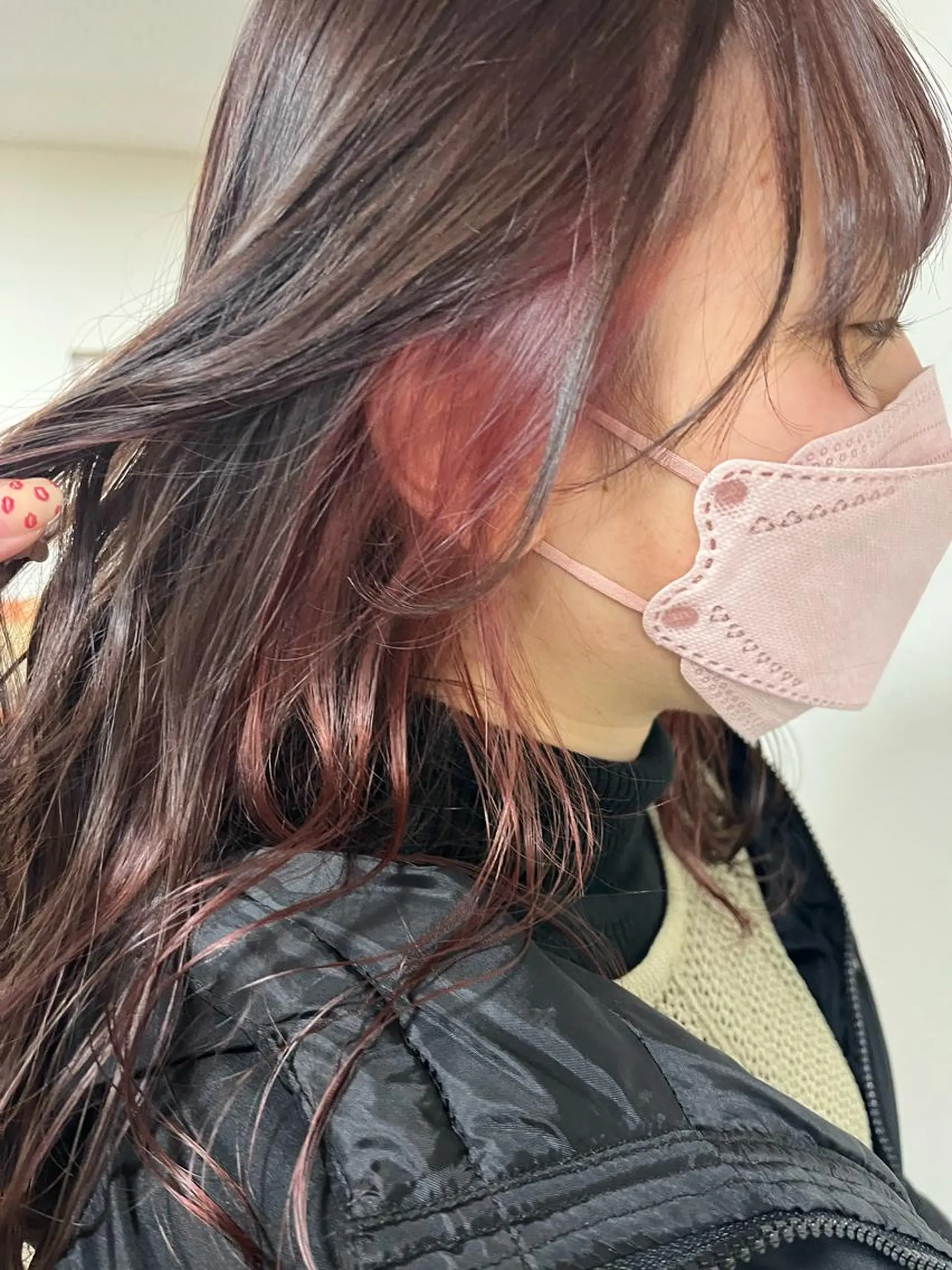 ミディアム カラー カット ヘアカラー ハイトーンカラー🩵 耳ツボジュエリー👂のその他イメージ