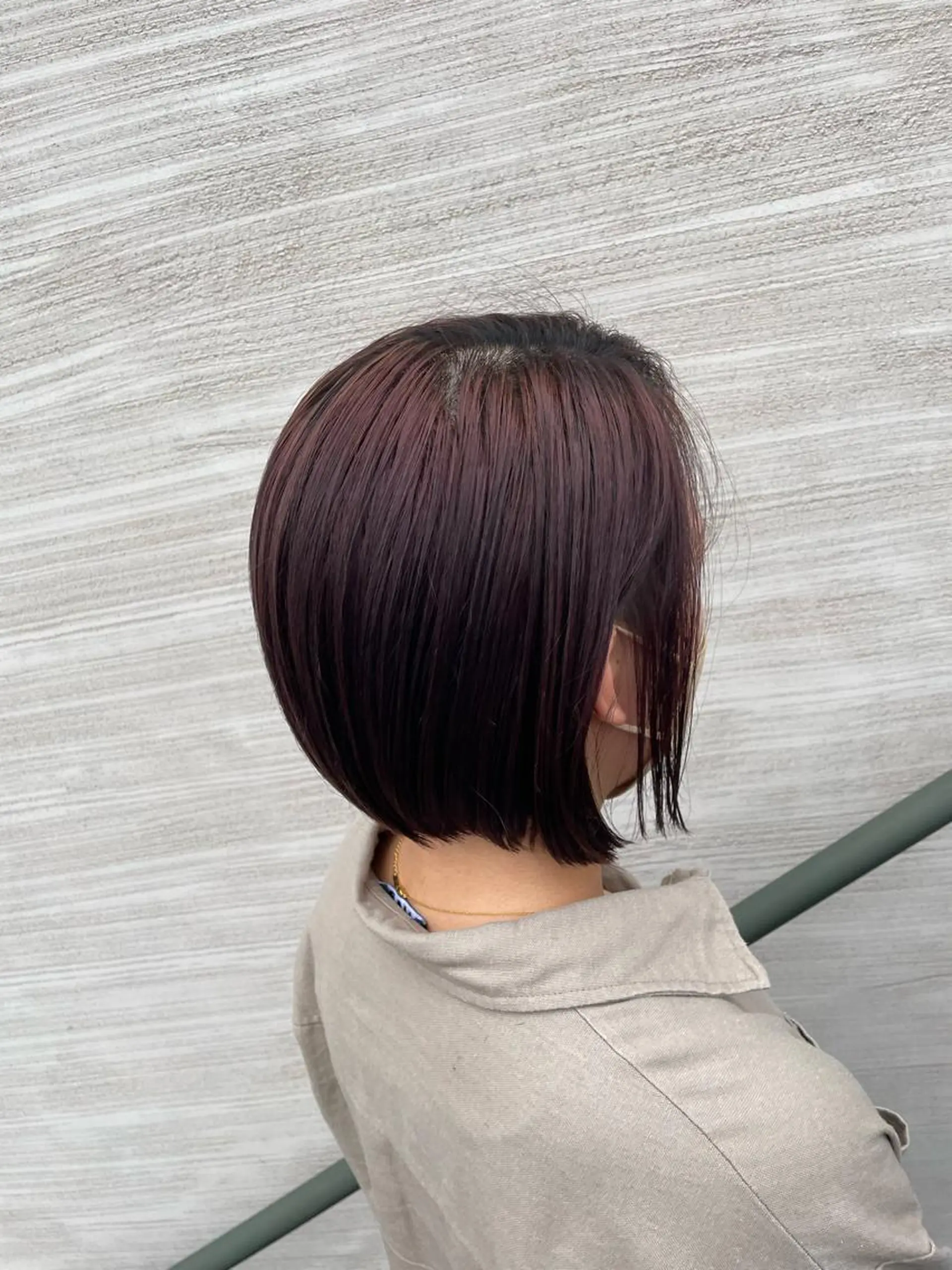 ミディアム カラー レッドカラー 韓国風/オシャレ /縮毛矯正/滝口琴未のヘアスタイル