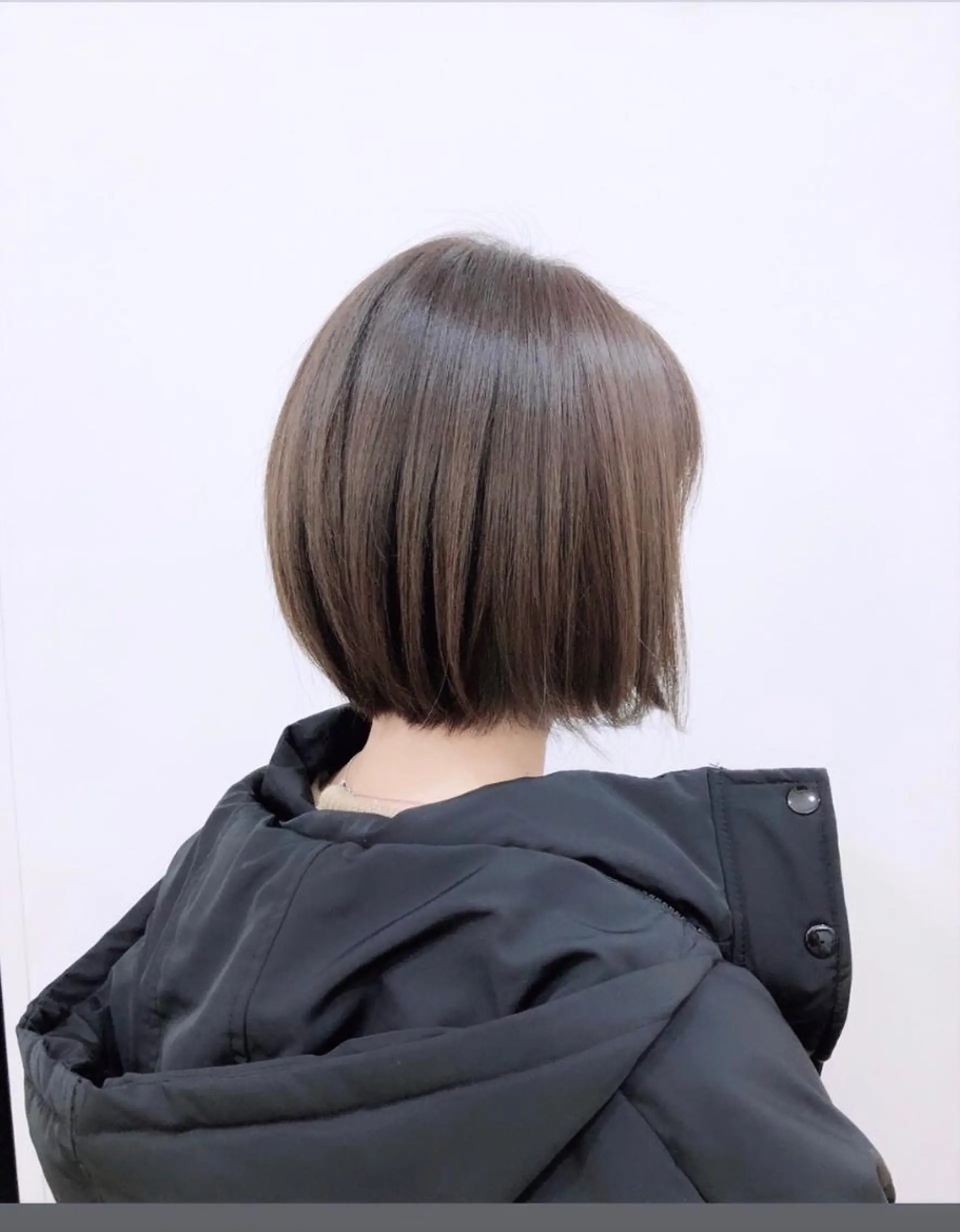 ショート 縮毛矯正×髪質改善 カラー×クロスパーマのヘアスタイル