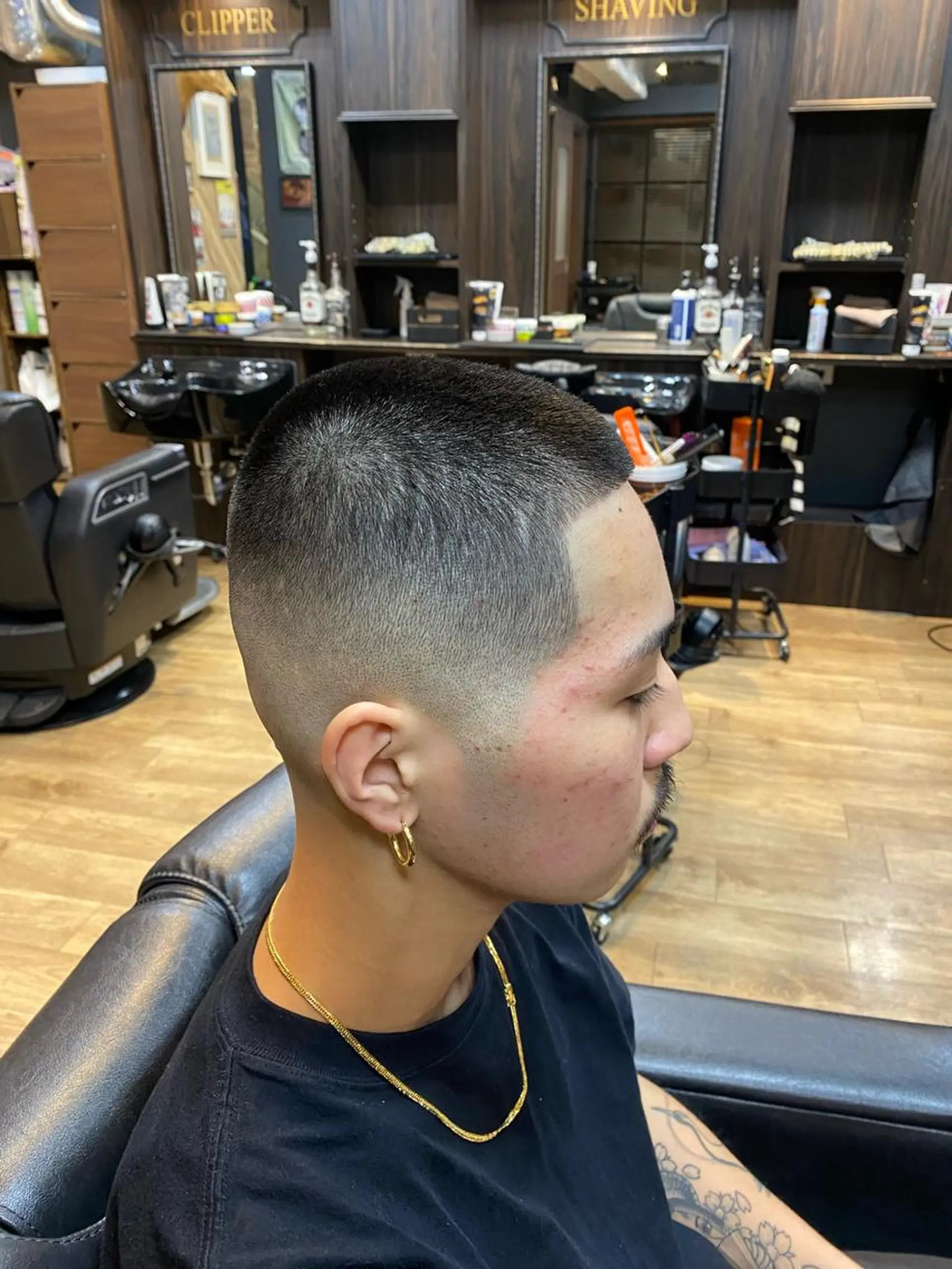 ショート BARBERSHOP NOR 店長YUTOのヘアスタイル