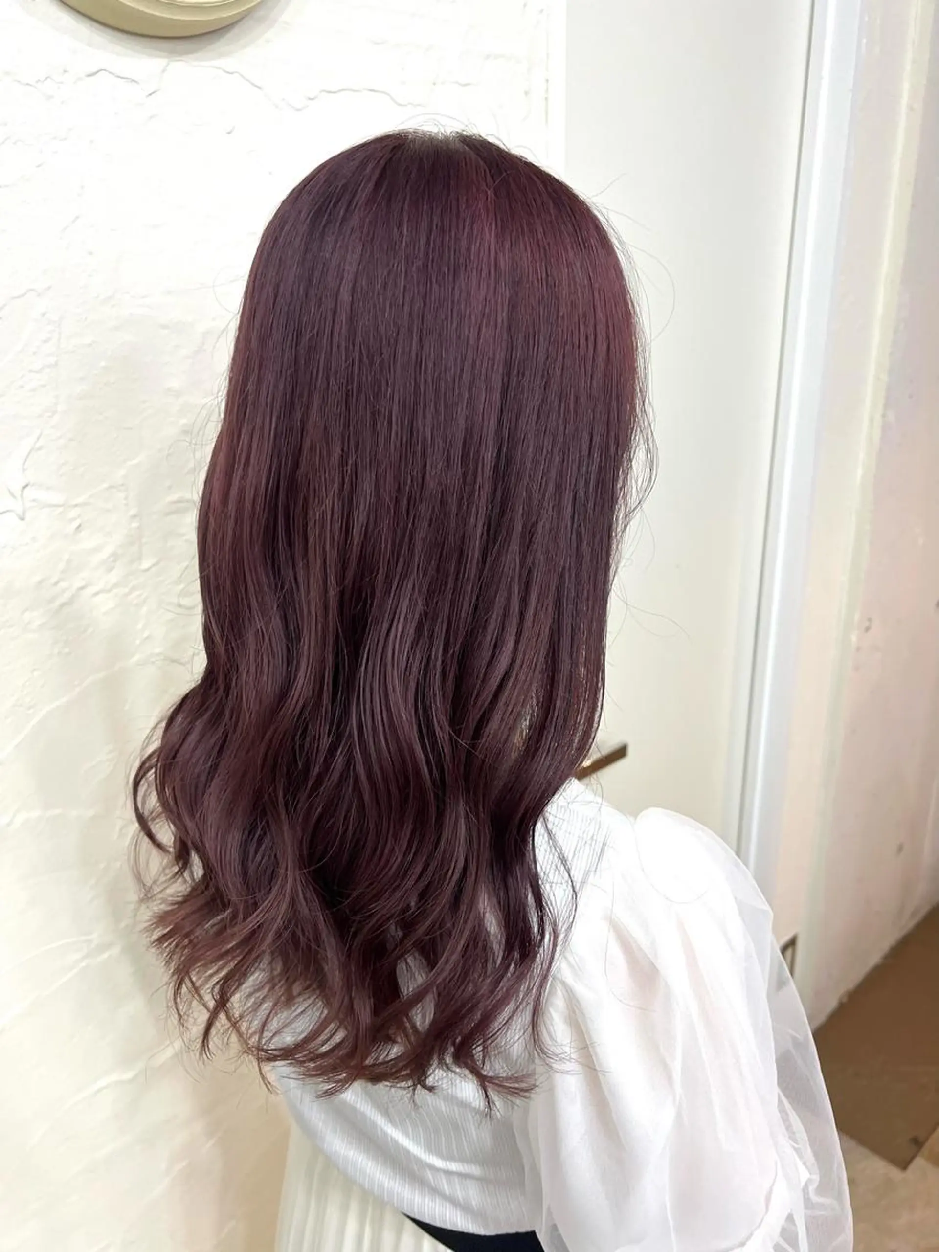 セミロング カット ヘアカラー トリートメント 🩷艶カラー 🧡💛リサ🫧のヘアスタイル