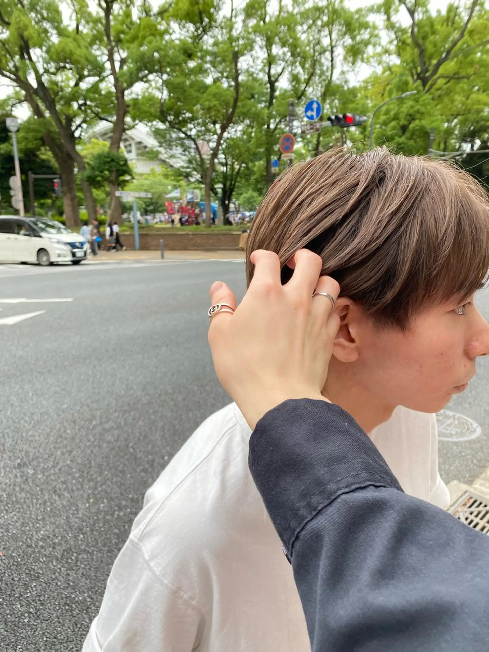 ショート カラー ベージュカラー ミルクティーベージュ カット ハイトーン/ボブ/ レイヤー💫カイセイのヘアスタイル