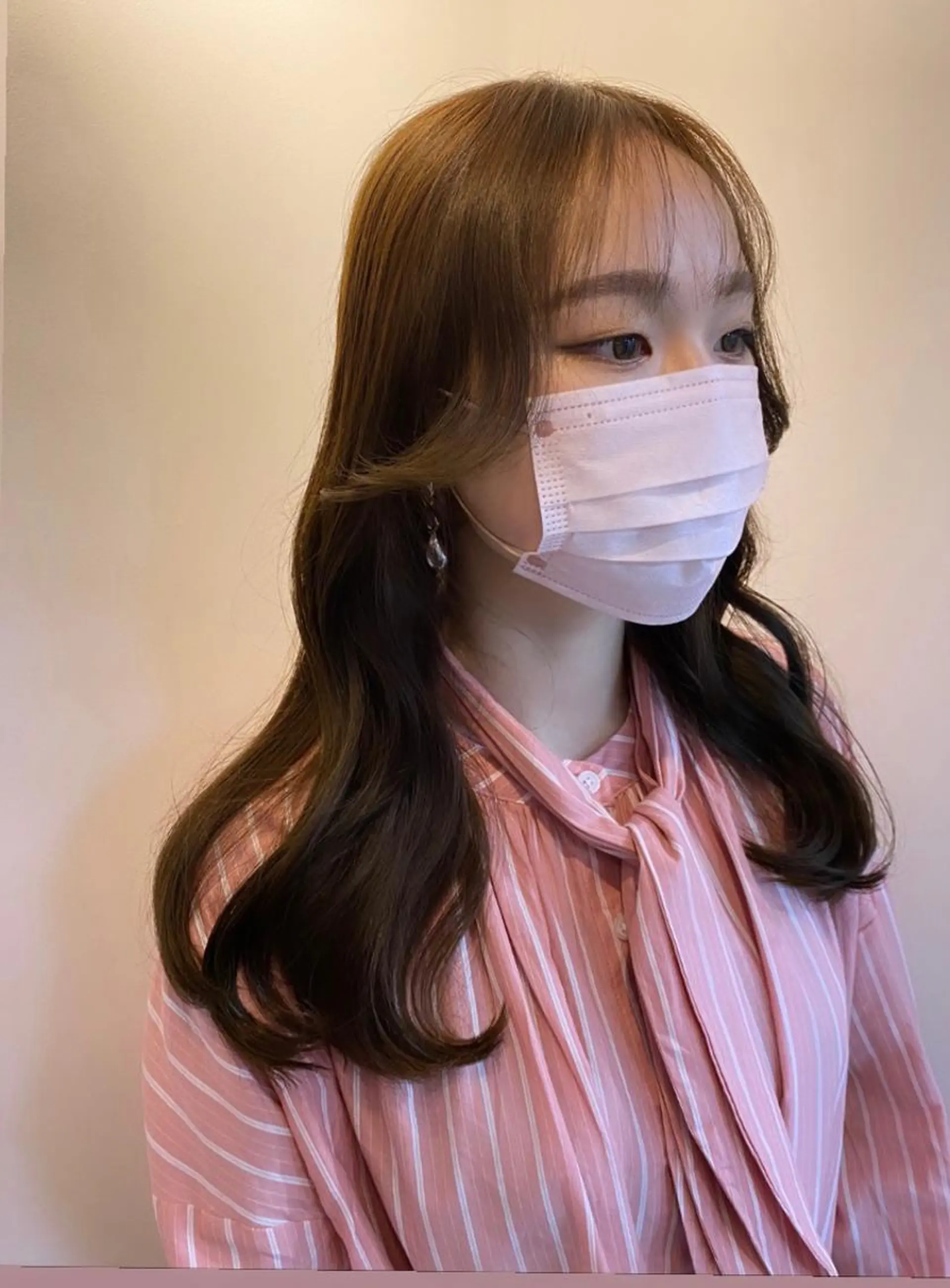 ロング 韓国風ヘア レイヤーカット 髪質改善 髪質改善カラーゆうひのヘアスタイル