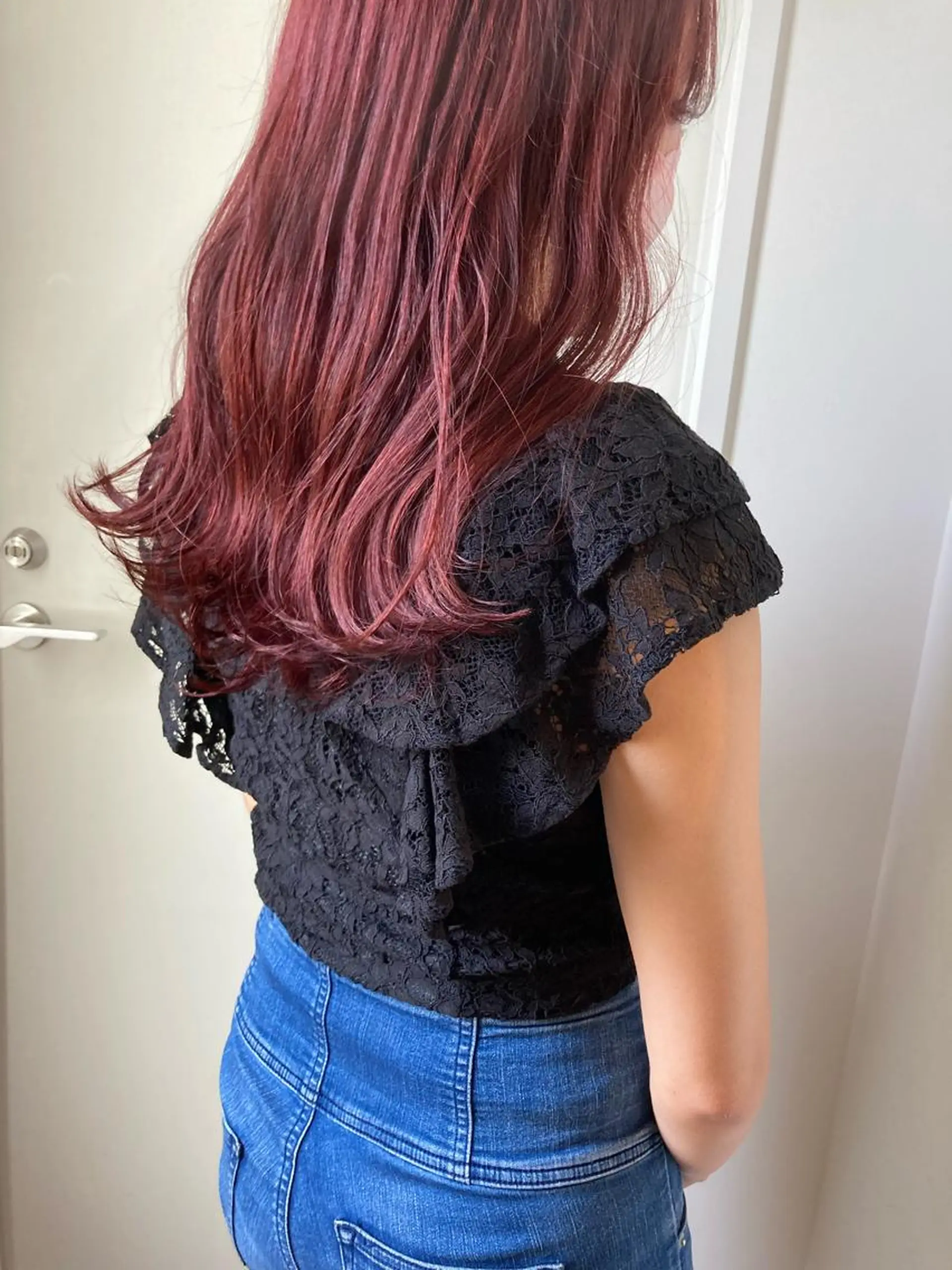 ロング カラー ブリーチ ケアブリーチ カット ヘアカラー トリートメント 小木曽智美 /ボブ/ショートのヘアスタイル