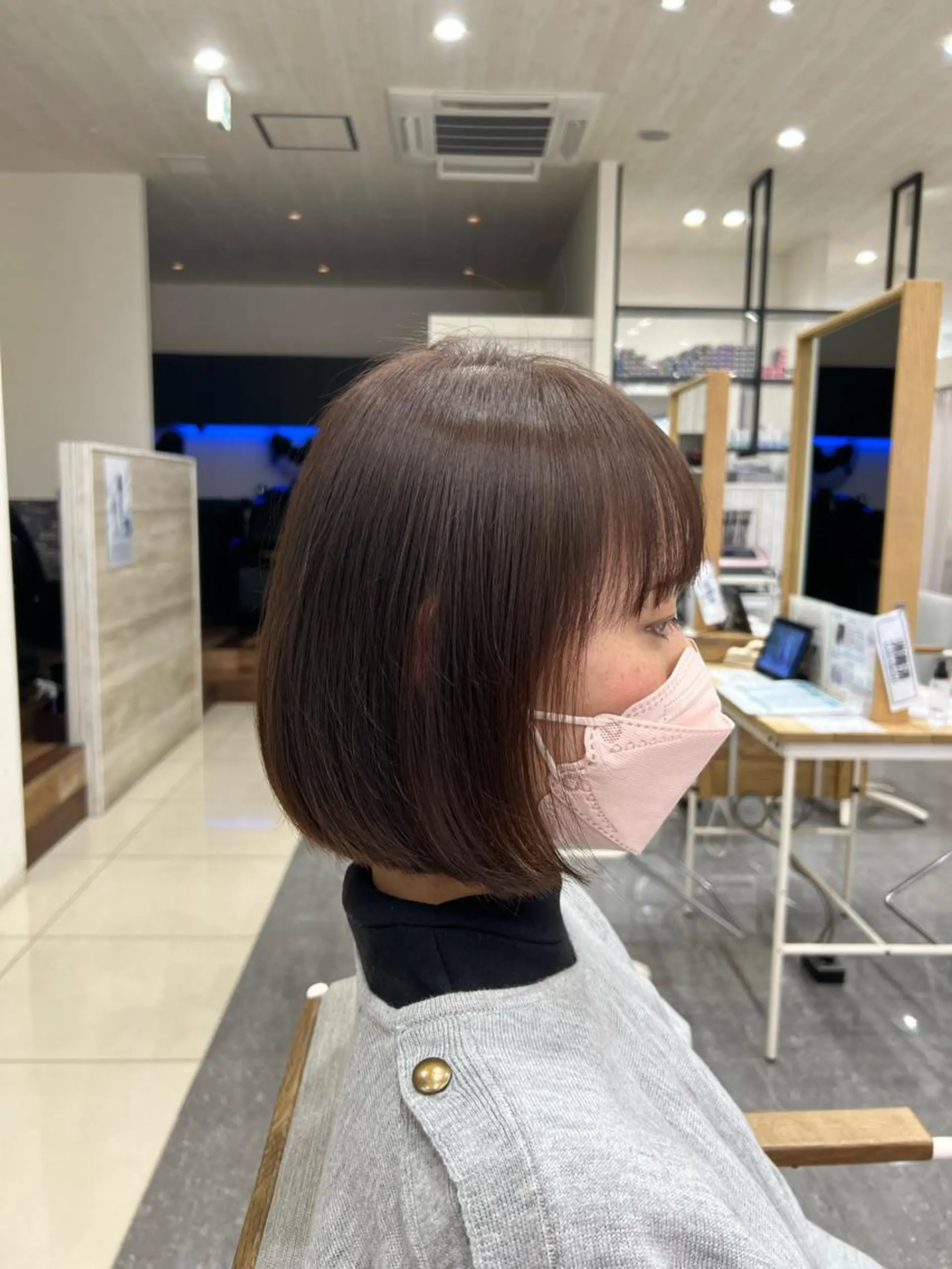 ミディアム カラー ヘアカラー 太白区/白髪ぼかし ハイライト/千葉達人のヘアスタイル