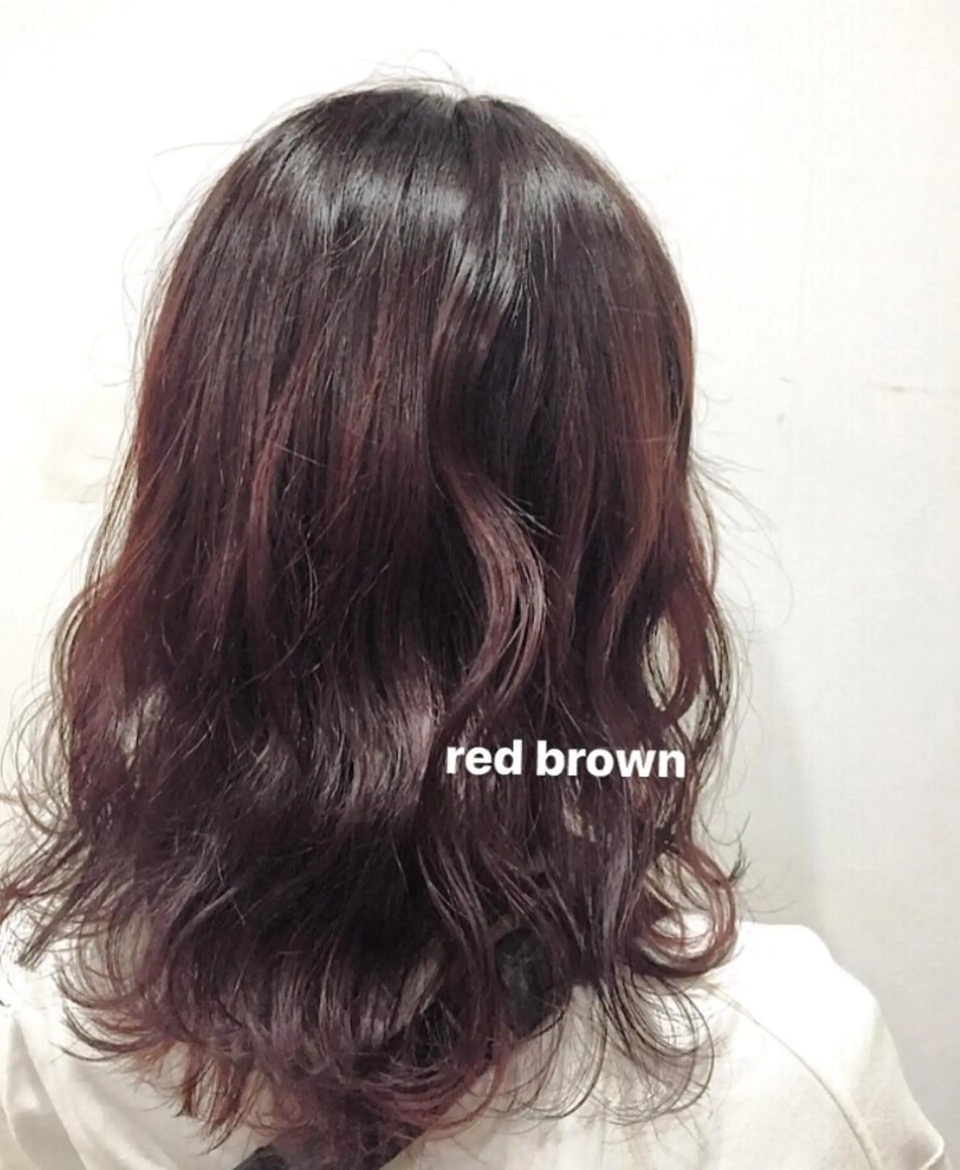 セミロング カラー 脱白髪染め美容師 竹内涼乃のヘアスタイル