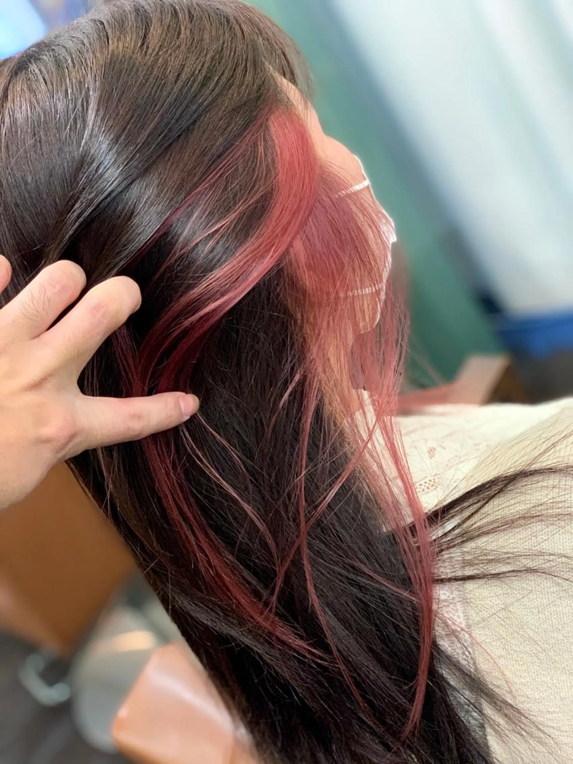 ミディアム カット ヘアカラー トリートメント ブリーチ毛に縮毛矯正 ✨カラー✨山田 正幸のヘアスタイル