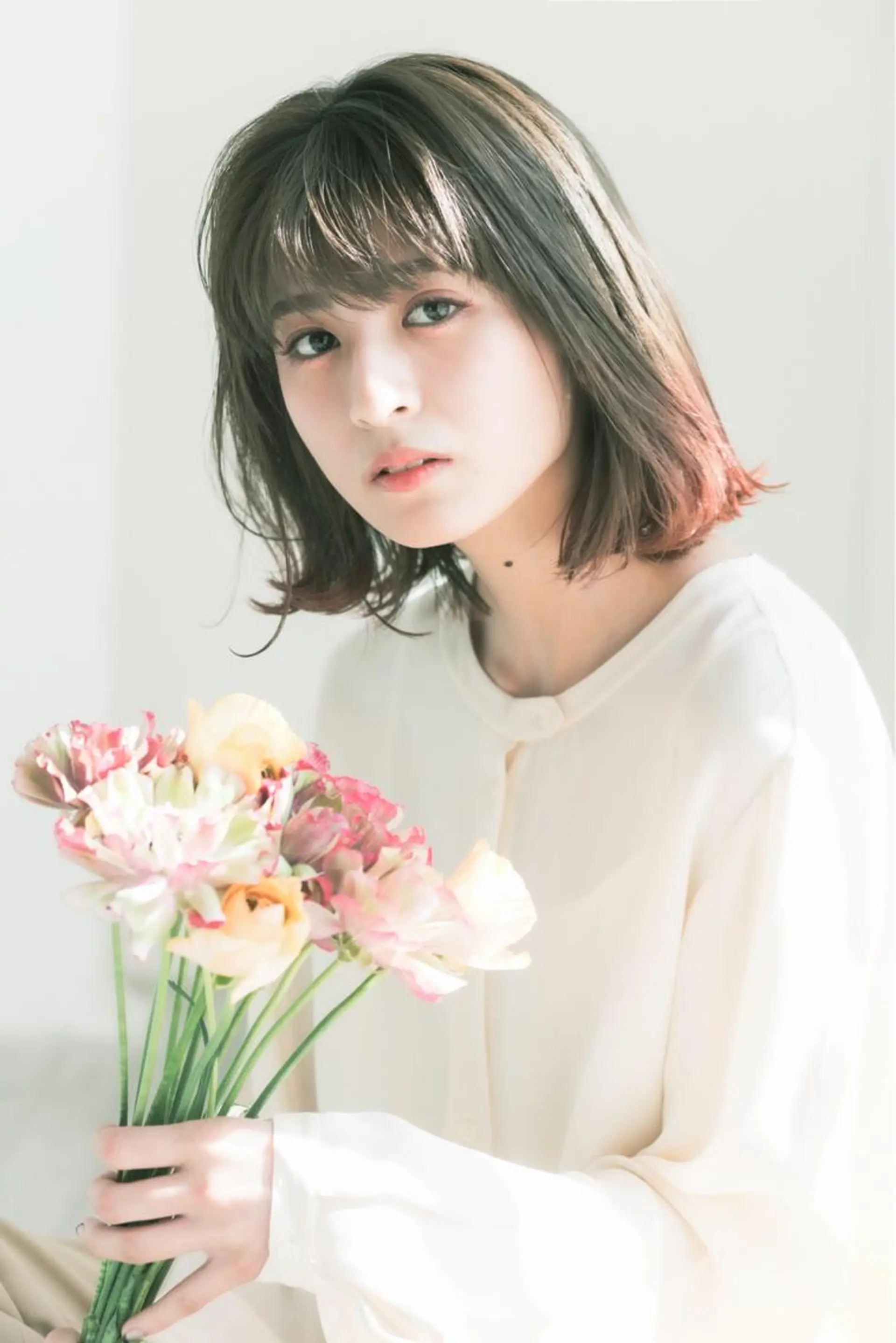 ミディアム 永田 崇のヘアスタイル
