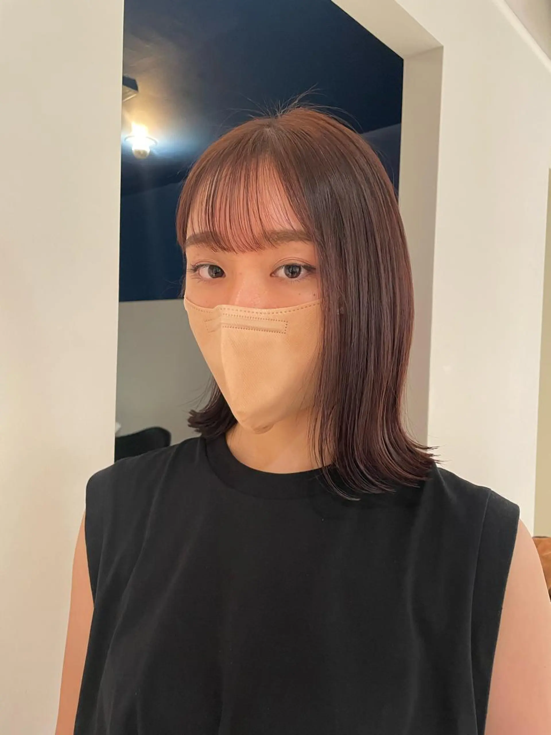 セミロング カラー 渋谷🎀透明感カラー レイヤー/mikuのヘアスタイル