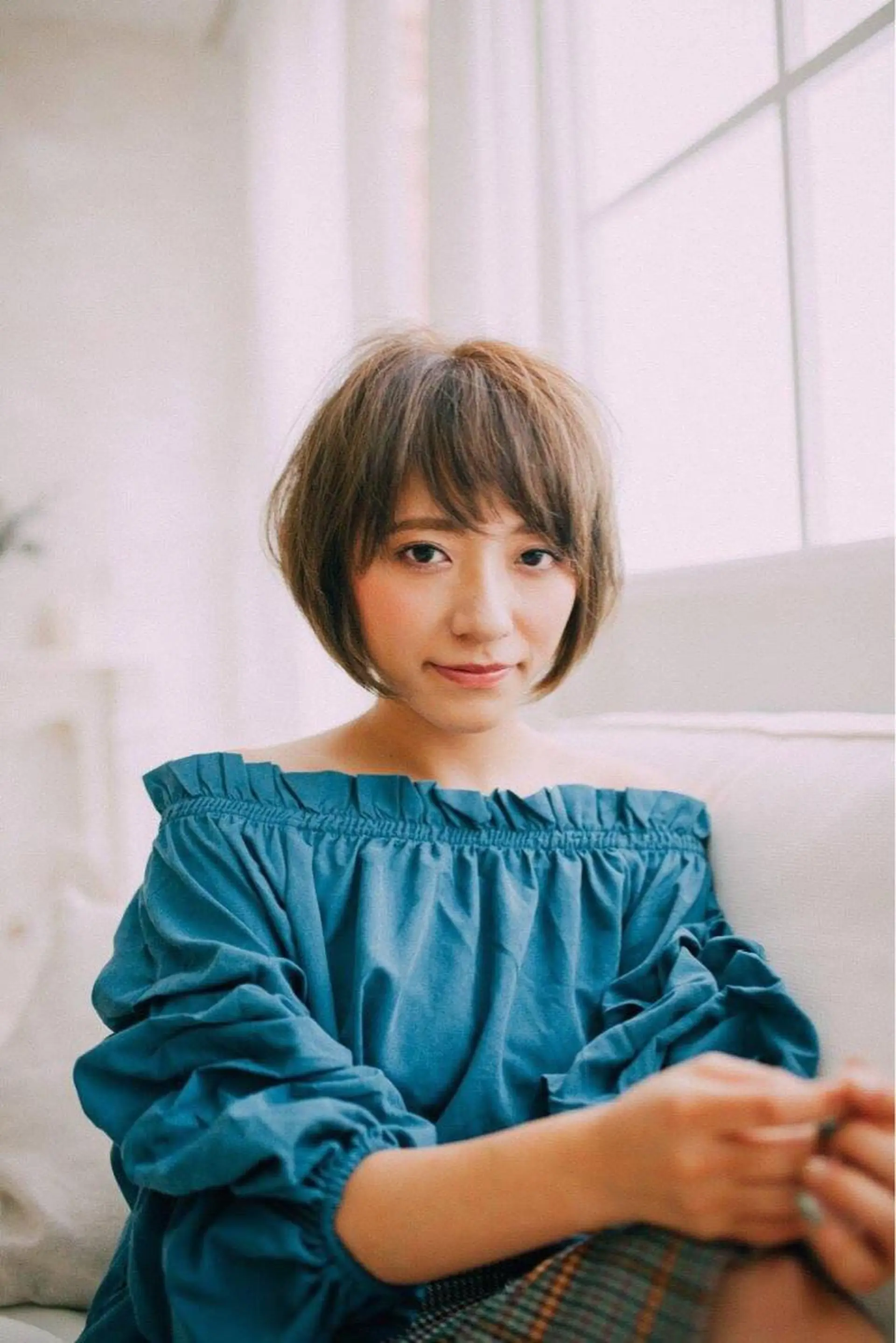 ショート ショートヘア 小顔カット 佐藤 香織のヘアスタイル