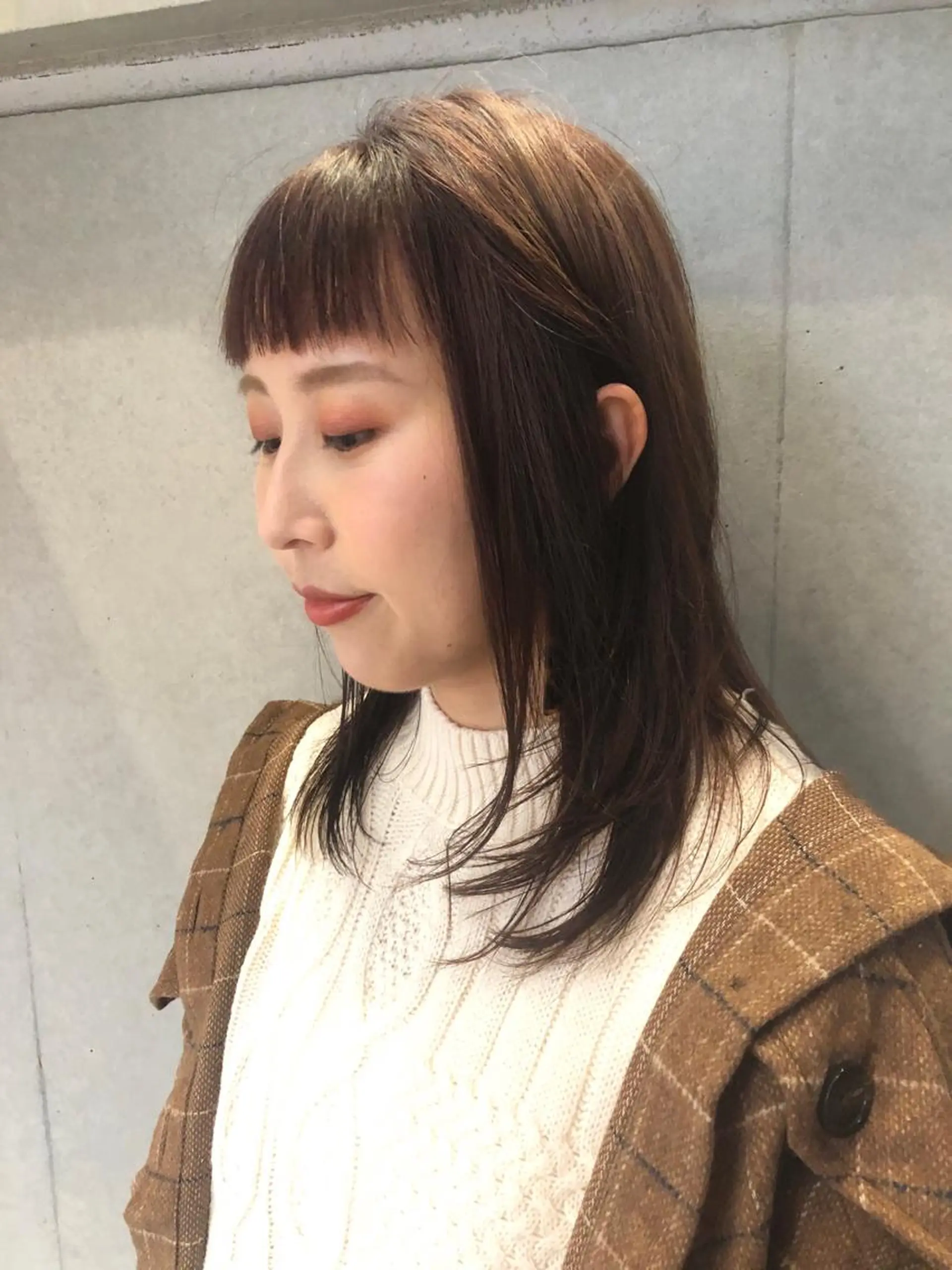 カラー パーマ ヘアアレンジ 【白髪ぼかし 専門GBG】自由が丘のヘアスタイル