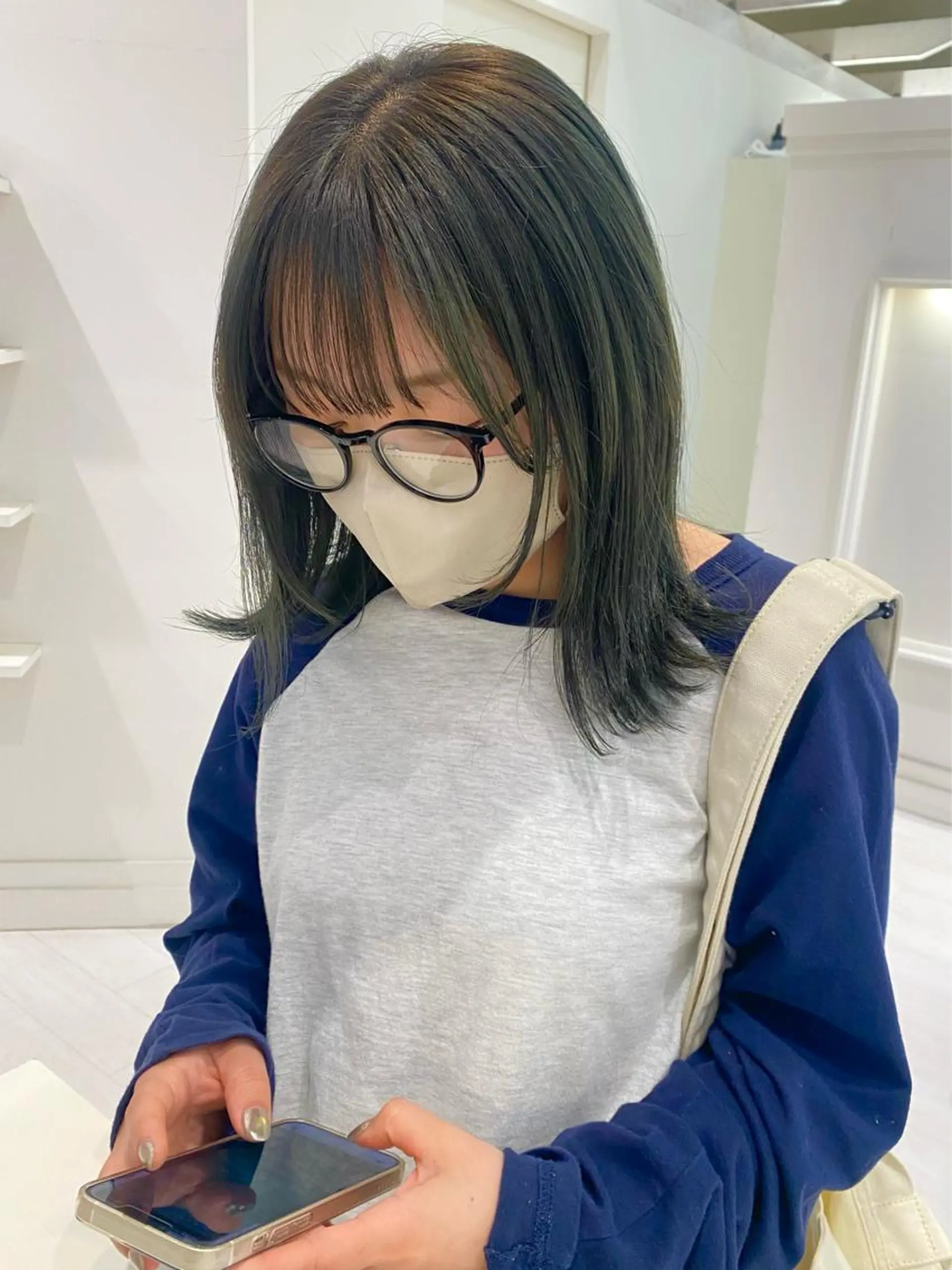 セミロング Okamura Chisatoのヘアスタイル