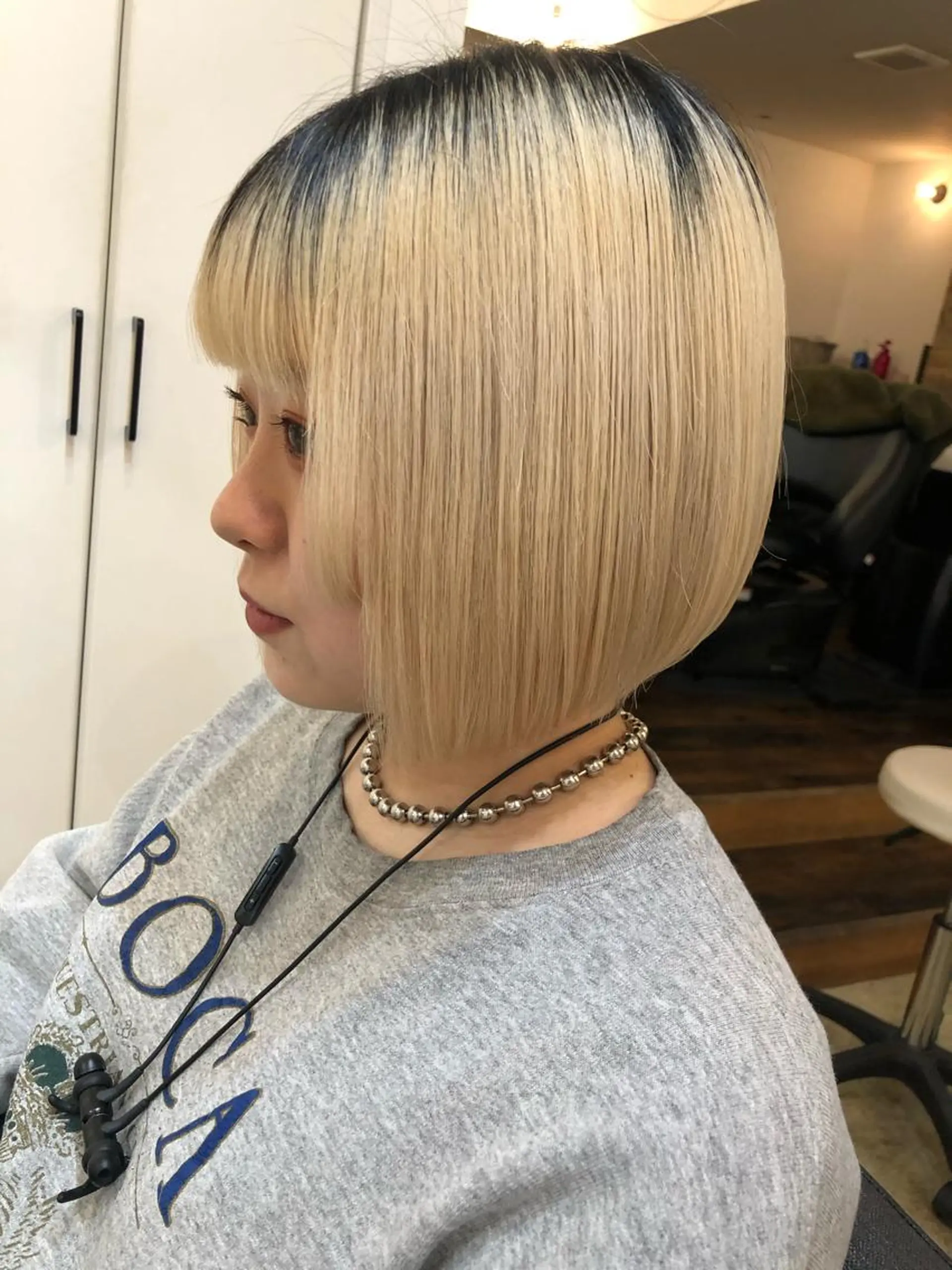 ショート ボブ 顔周りカット 🍒【Lib】 AIRI　🍒のヘアスタイル