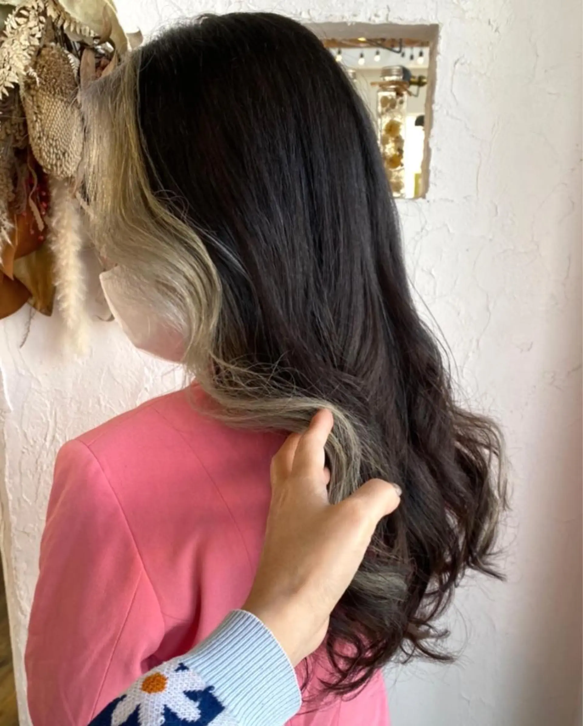 ロング カラー パーマ ヘアアレンジ 豊橋美容院 ソンリエのヘアスタイル