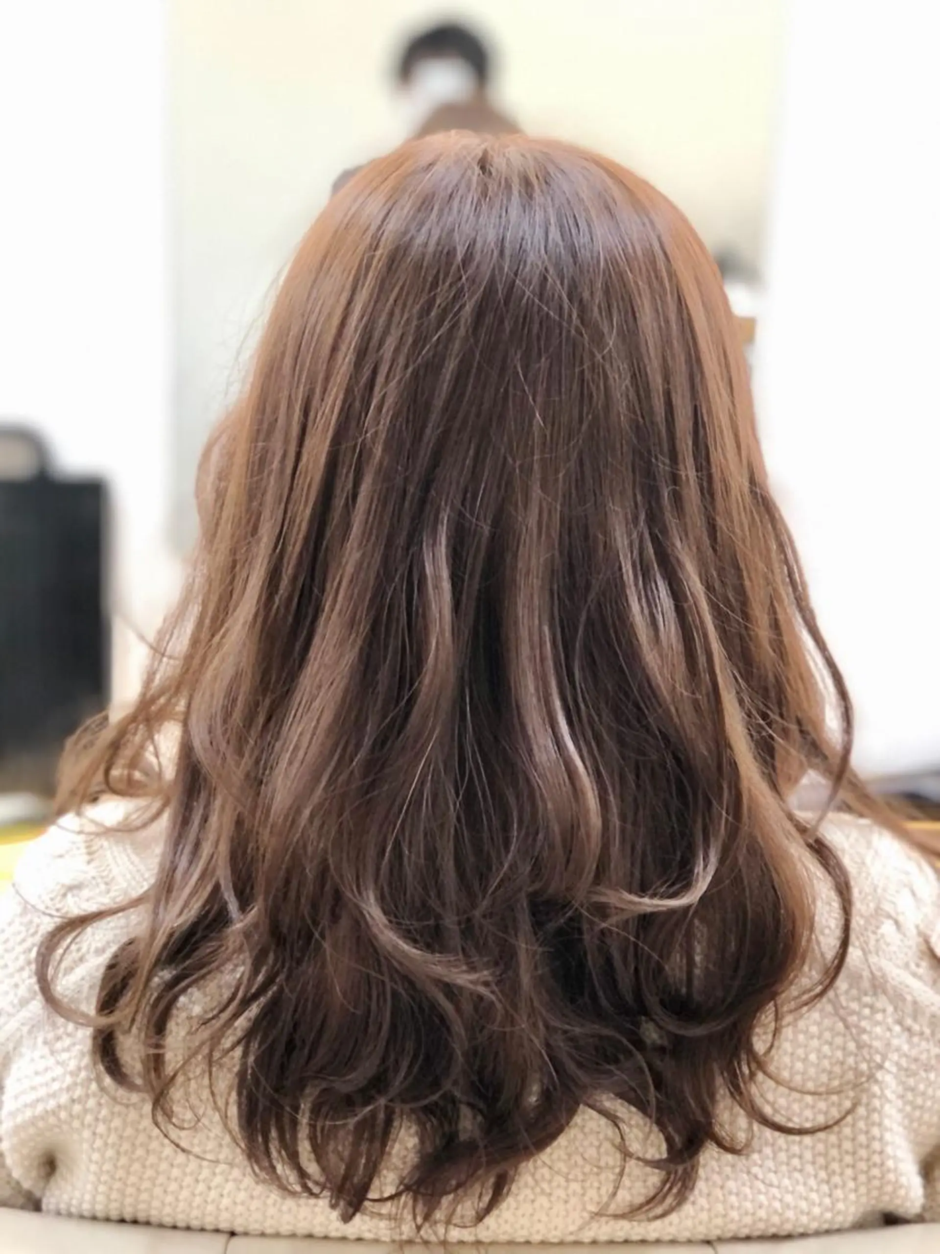 セミロング ヘアカラー トリートメント H by Real meのヘアスタイル
