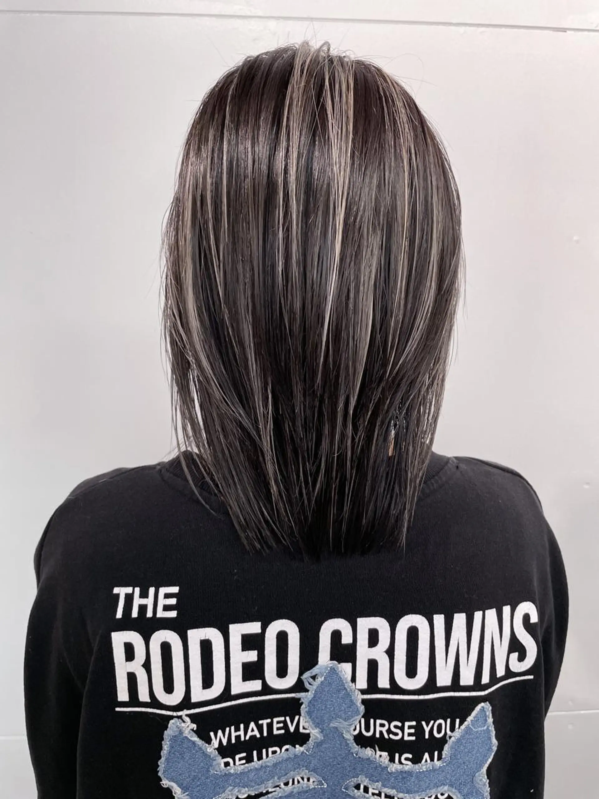 ミディアム 椙本健太 シールエクステのヘアスタイル