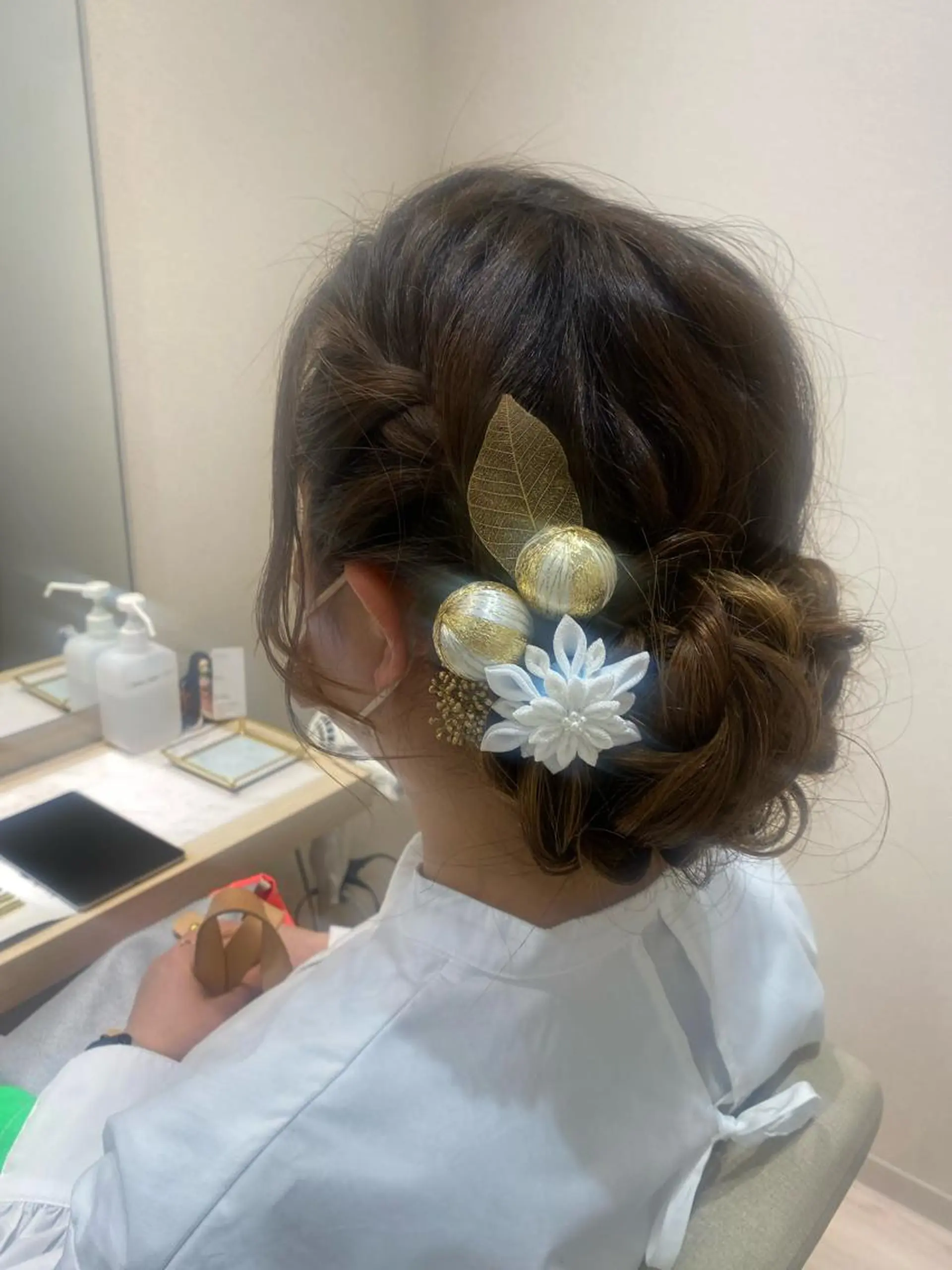 ロング ヘアセット mina .のヘアスタイル