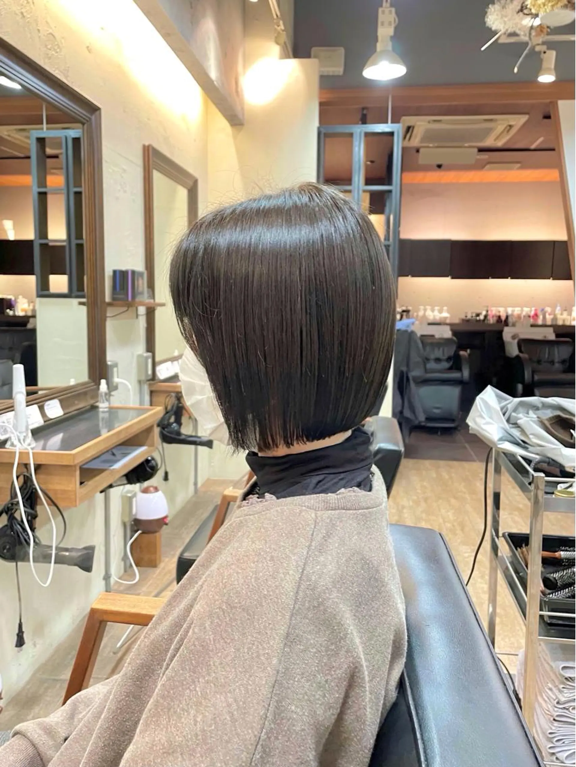 ショート カラー OPShair　ANELLO所属・ショート/ボブ/ メンズ/縮毛矯正のヘアスタイル