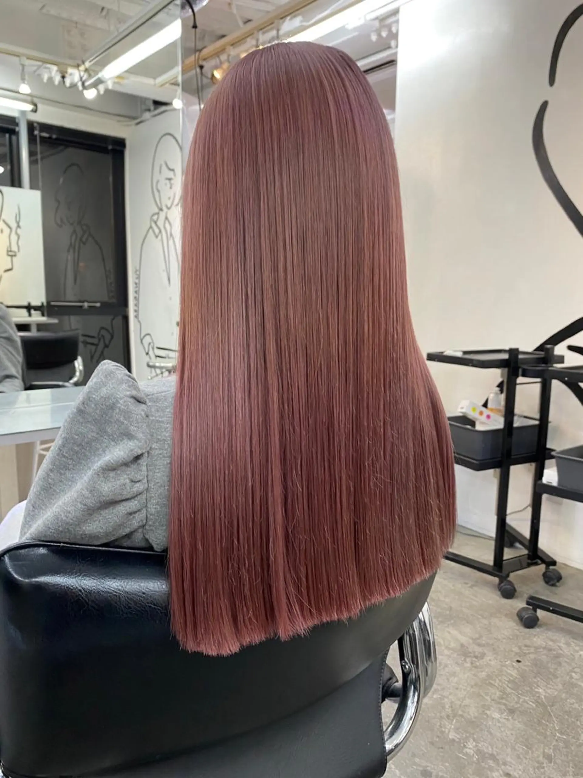 ロング カラー ハイトーンを育てる ブリーチカラー/牧原のヘアスタイル