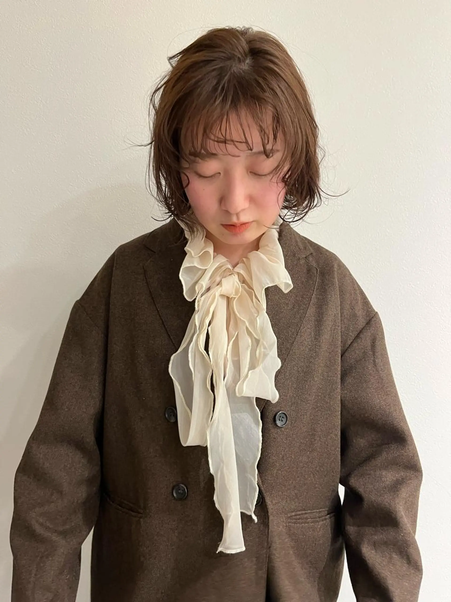 ショート メンズハイトーン/栄 /イトウタケルのヘアスタイル