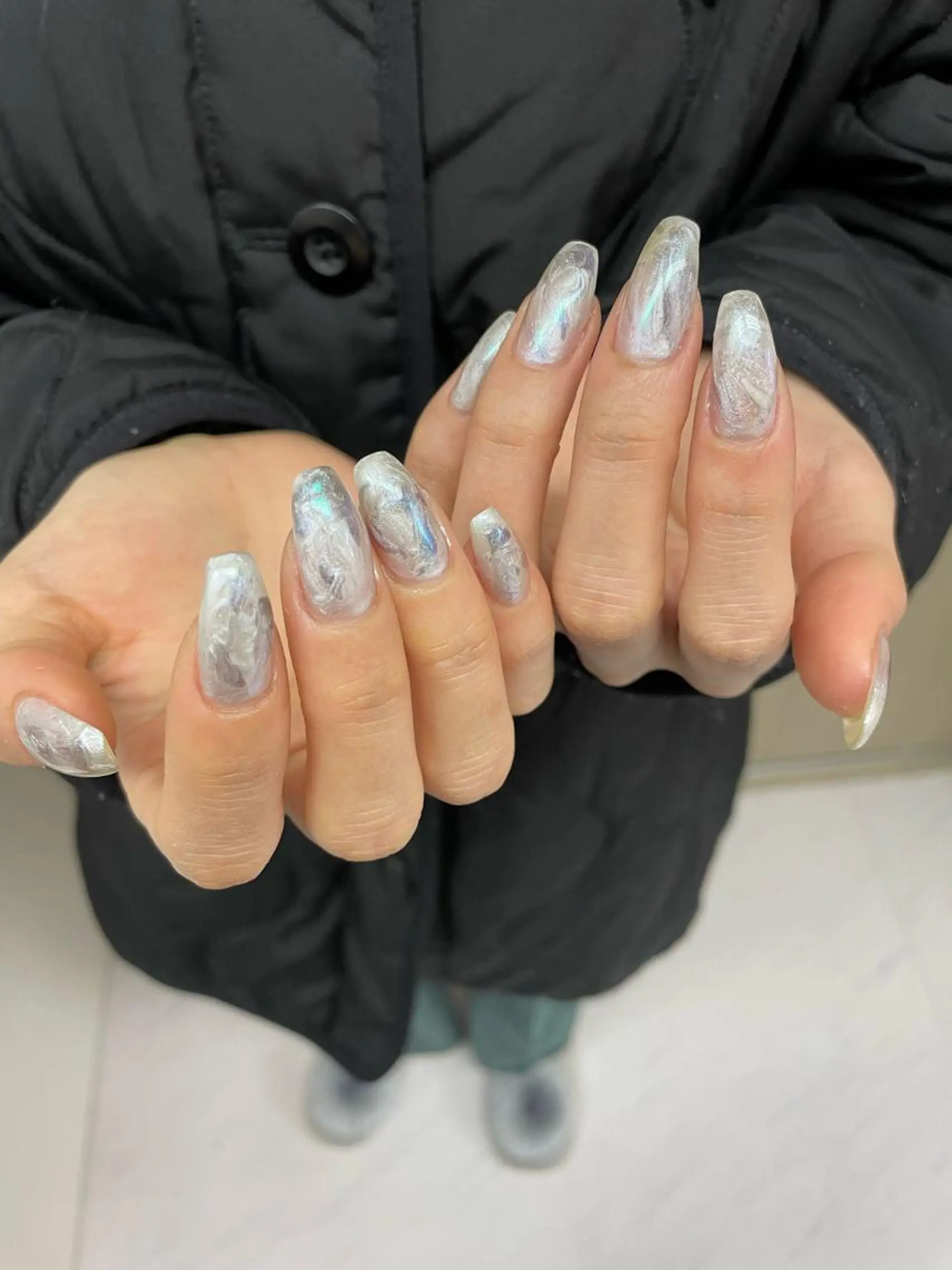 ネイル ハンドネイル 大阪福島韓国束感まつ げ Sayaka🤍のマツエク・マツパデザイン