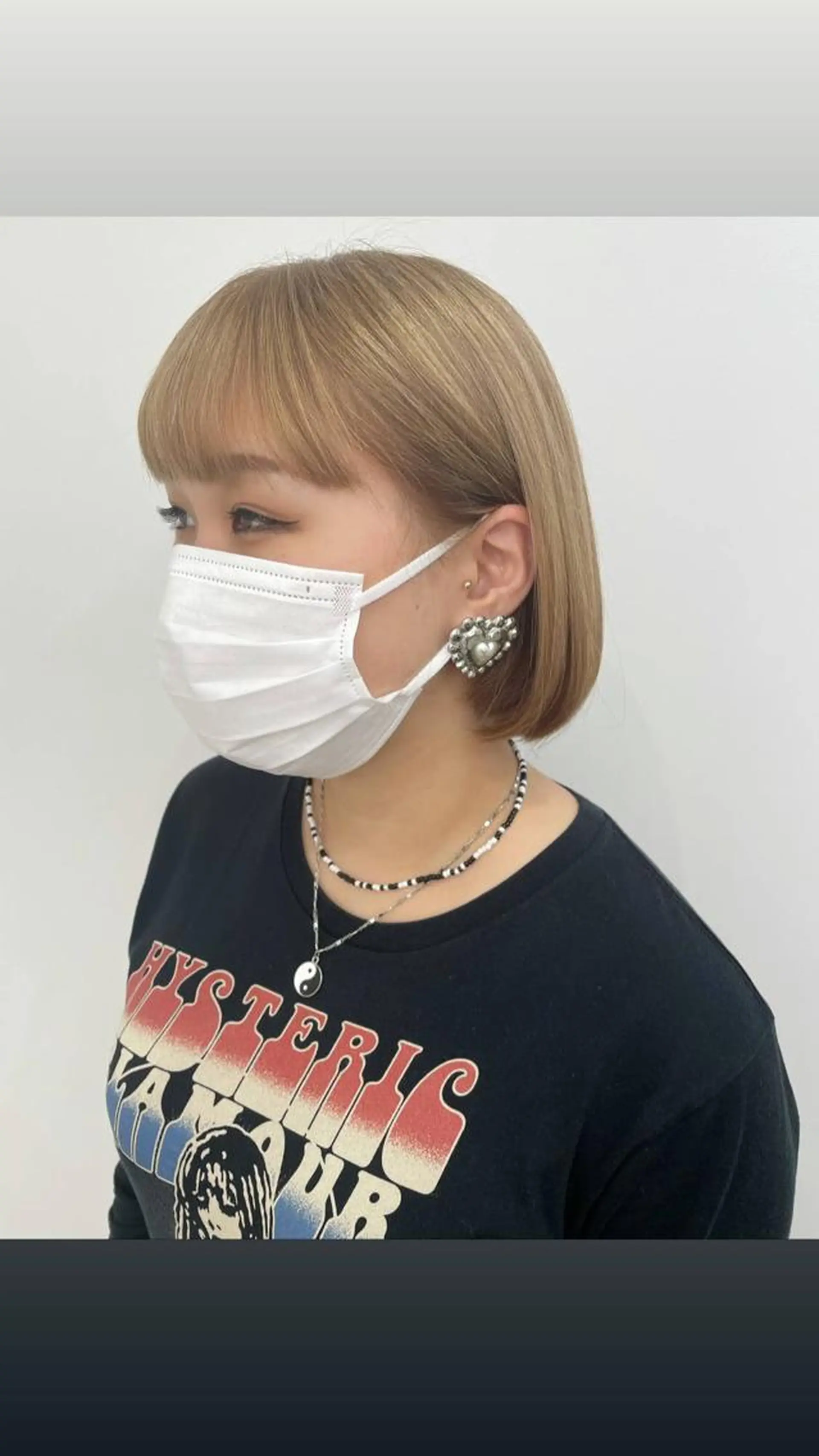 ミディアム カラー 黒須 蓮太のヘアスタイル