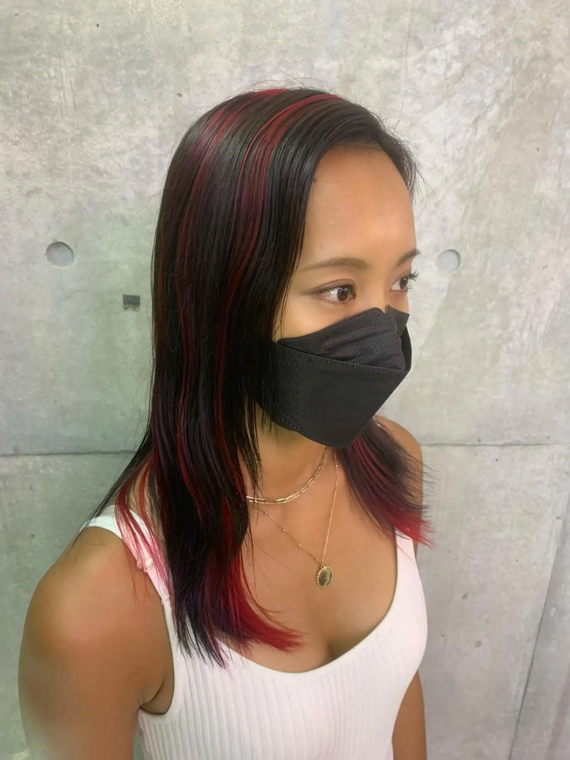 セミロング HONEY TRAP!所属・HARURU🪮✨ ブレイズ海外ヘアのヘアスタイル