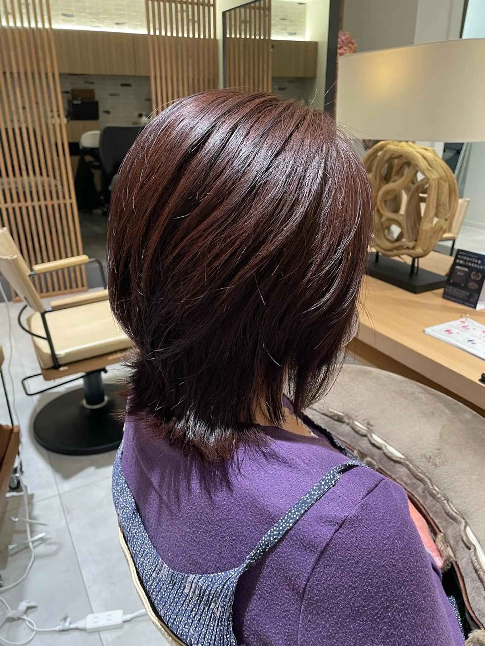 ミディアム ミディアムレイヤー レイヤーカット ウルフカット カット 高木 櫻のヘアスタイル