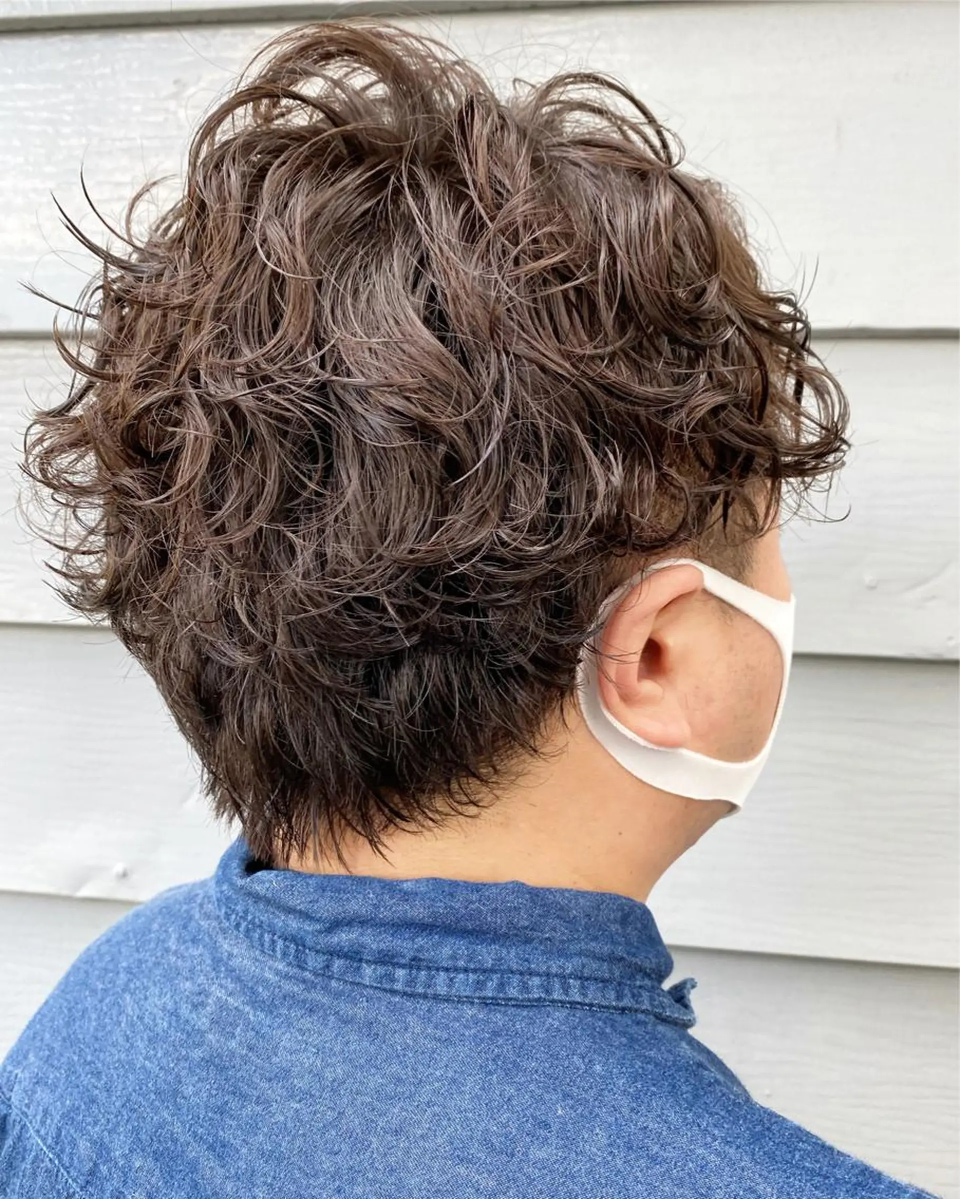 パーマ メンズ メンズパーマ カット パーマ WATANABE MISAKIのヘアスタイル