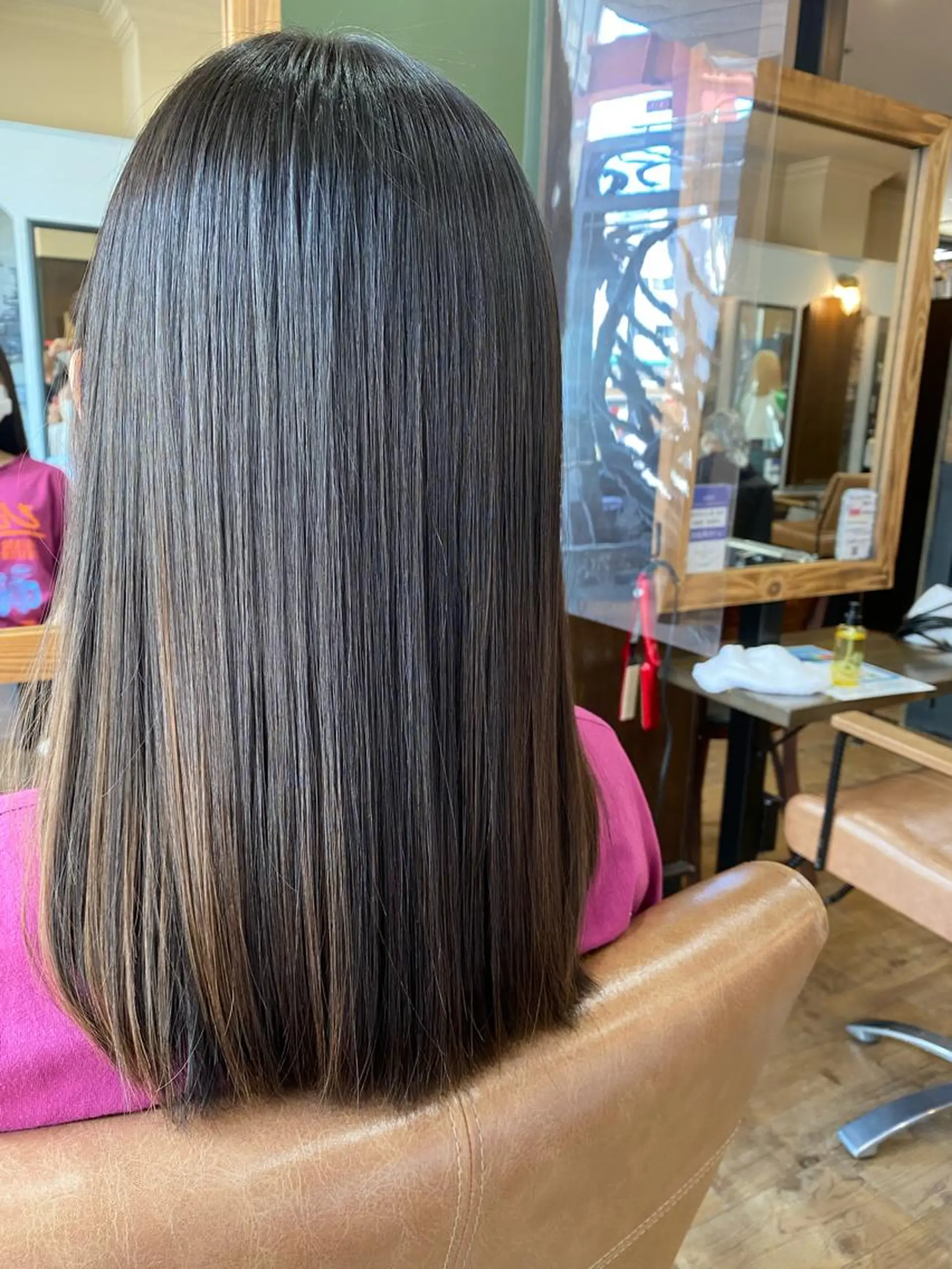 セミロング 髪質改善 トリートメント トリートメント 特殊カラー特化 ✂️SHIAN フジのヘアスタイル