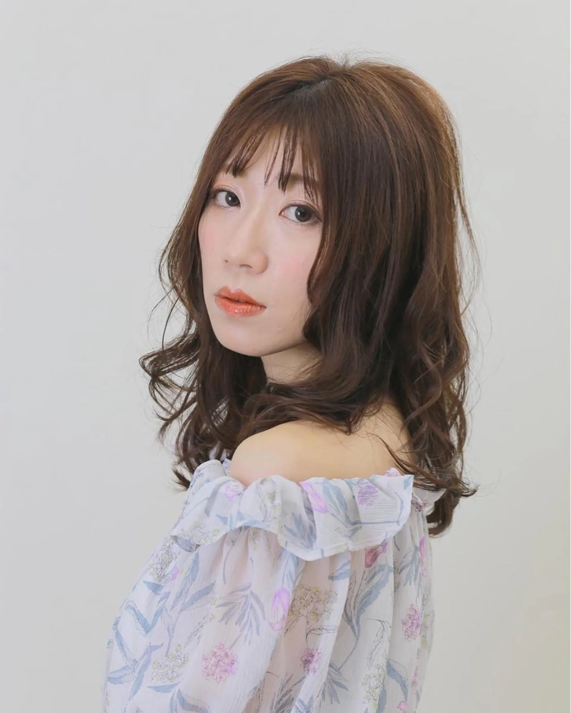 ミディアム 佐野 寛のヘアスタイル