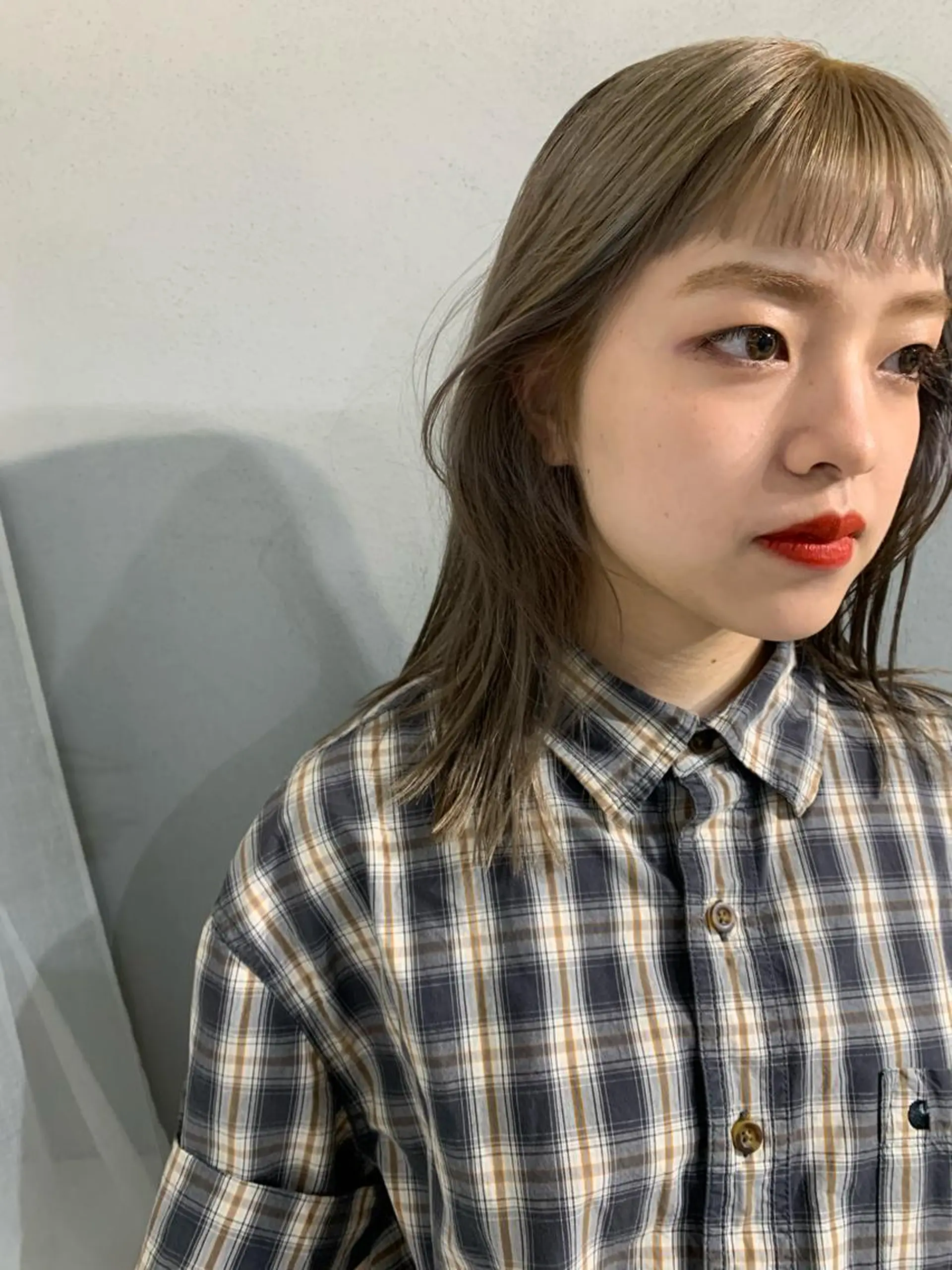 ロング カラー ボブパーマコテ巻き風 パーマNo1深江秀平のヘアスタイル